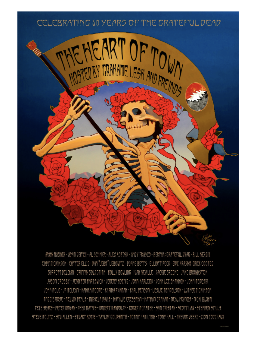 Stanley Mouse Heart of Town Poster
