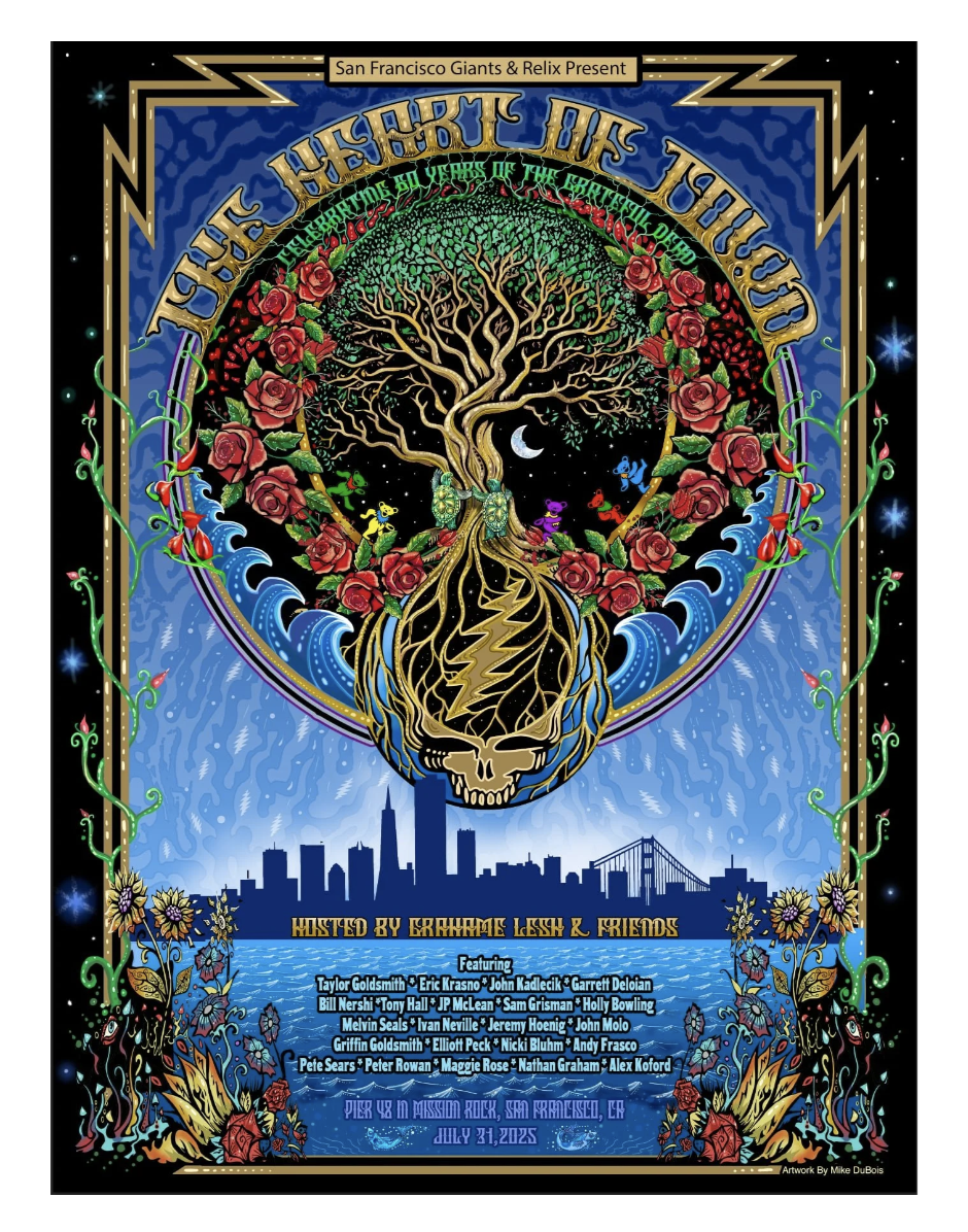 Mike Dubois 7/31/25 Heart of Town Poster