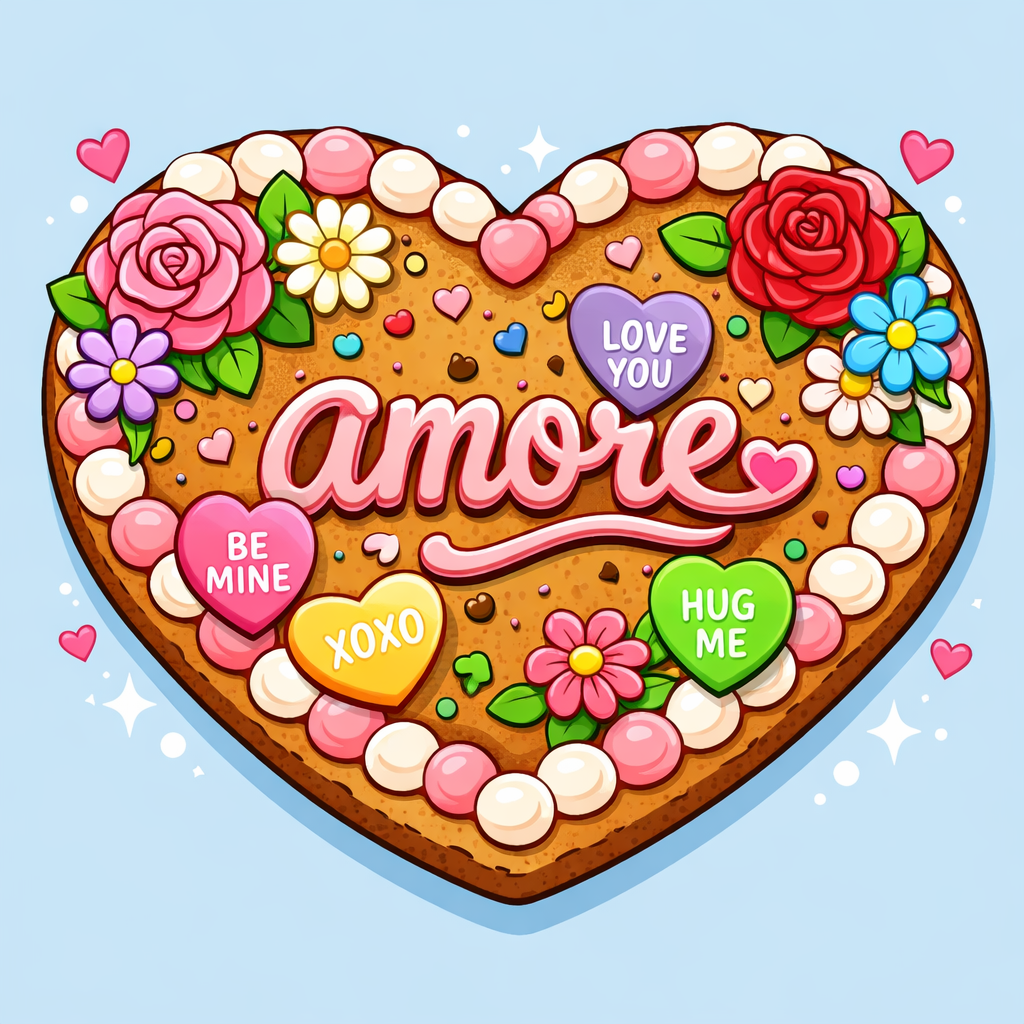 Decorated Cookie cake