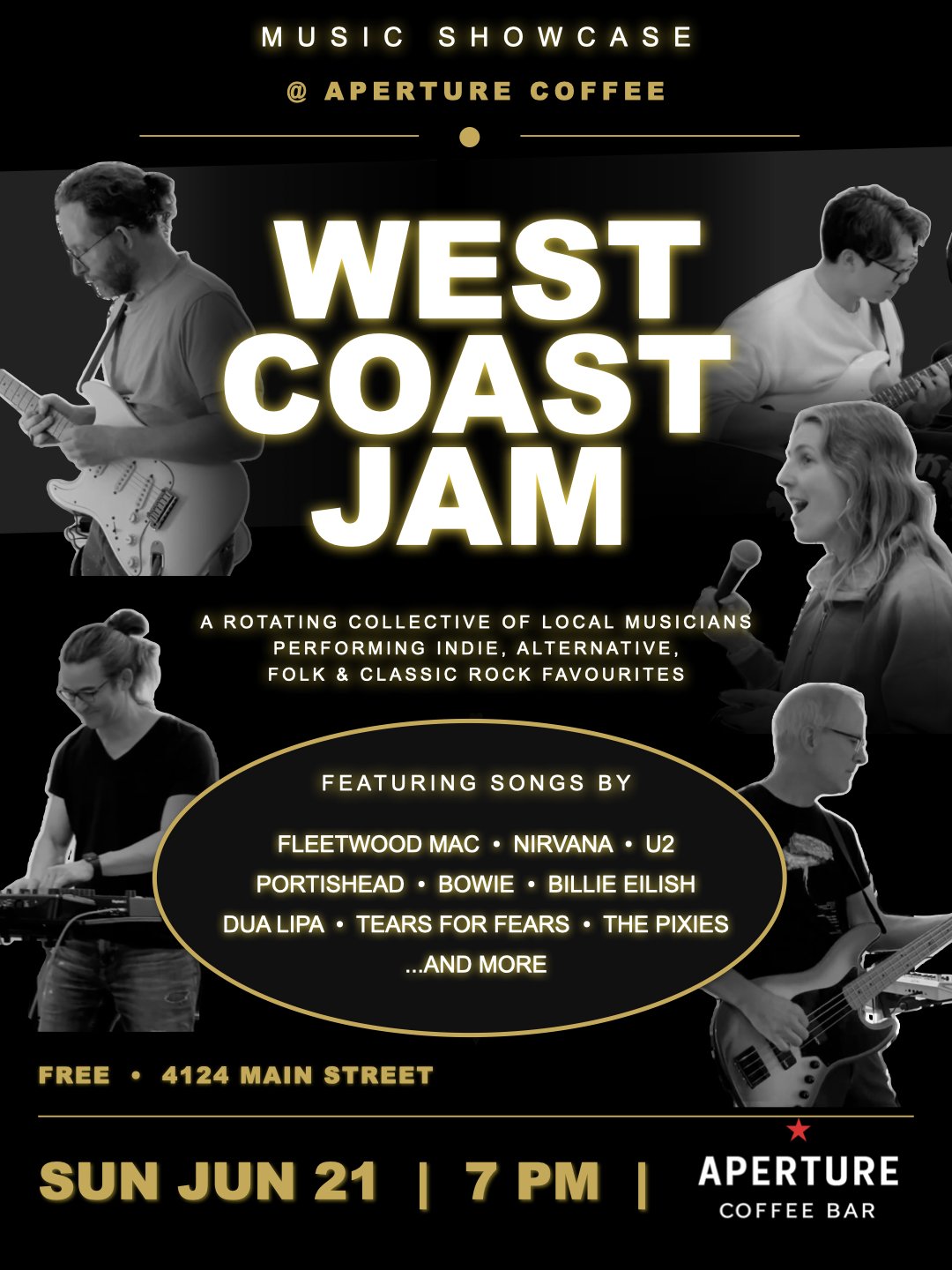 West Coast Jam - public donation show
