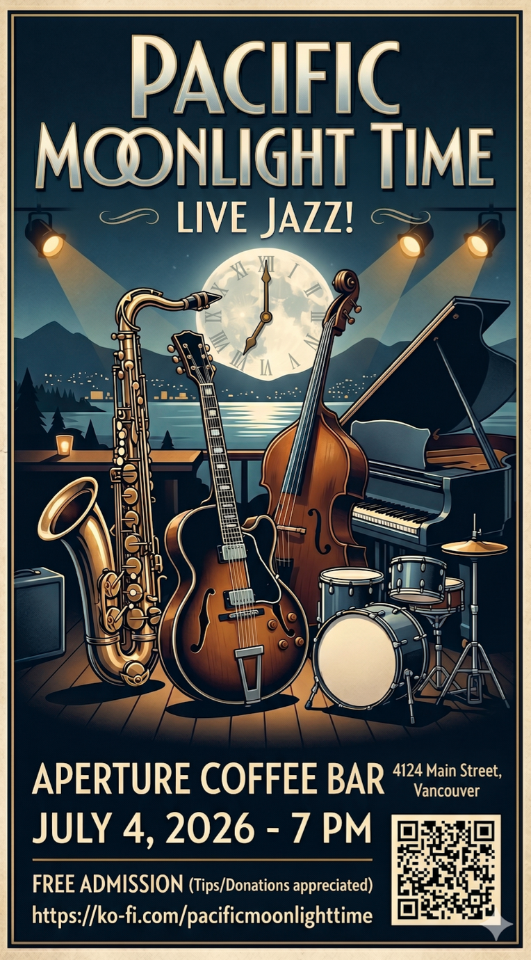 Pacific Moonlight Time Jazz - Public Donation Show