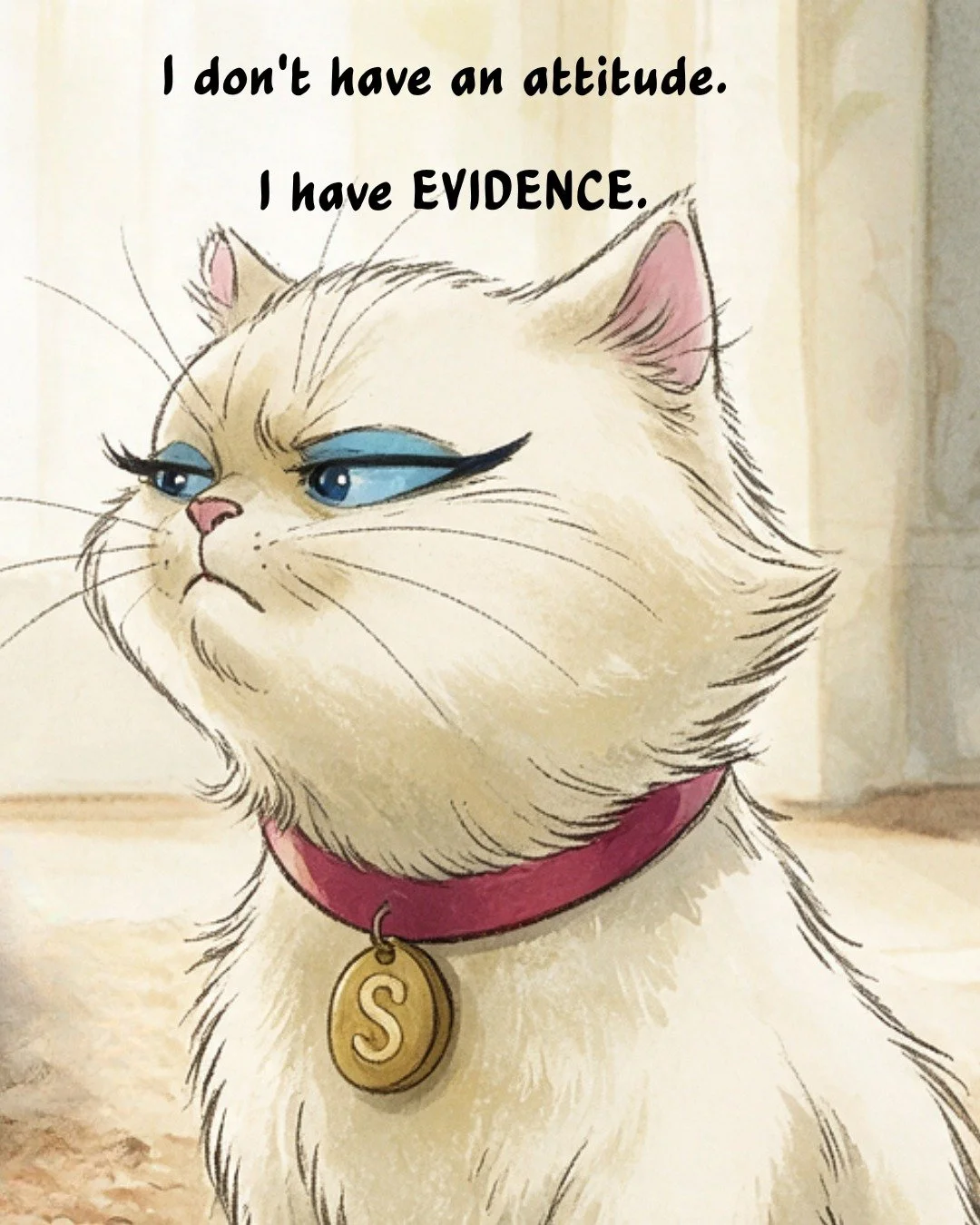 Salz would like to make one thing perfectly clear:

She does NOT have an attitude.

She has evidence. 🔎🐾

There is a difference.

Meet Salz, one half of the detective duo sniffing out clues, chasing mysteries, and occasionally putting up with Peppa