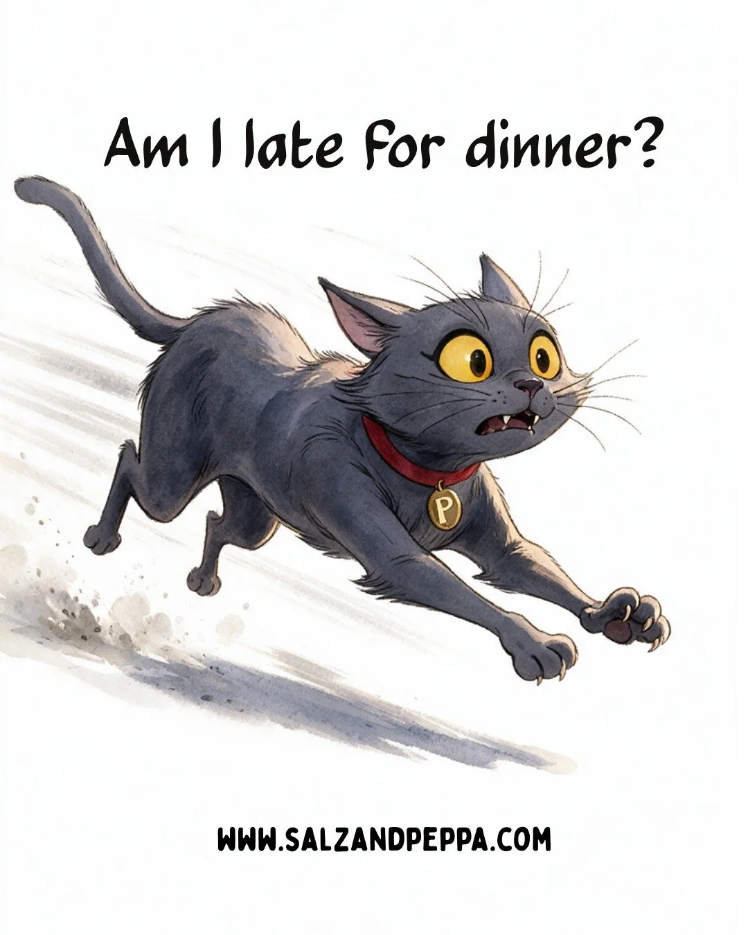 There could be clues.

There could be danger.

There could be an entire mystery unfolding...

Peppa has one question:

&ldquo;Am I late for dinner?&rdquo; 😂🍕

Priorities.

#SalzAndPeppa #PeppaTheCat #FunnyCats #KidsBooks #PictureBook