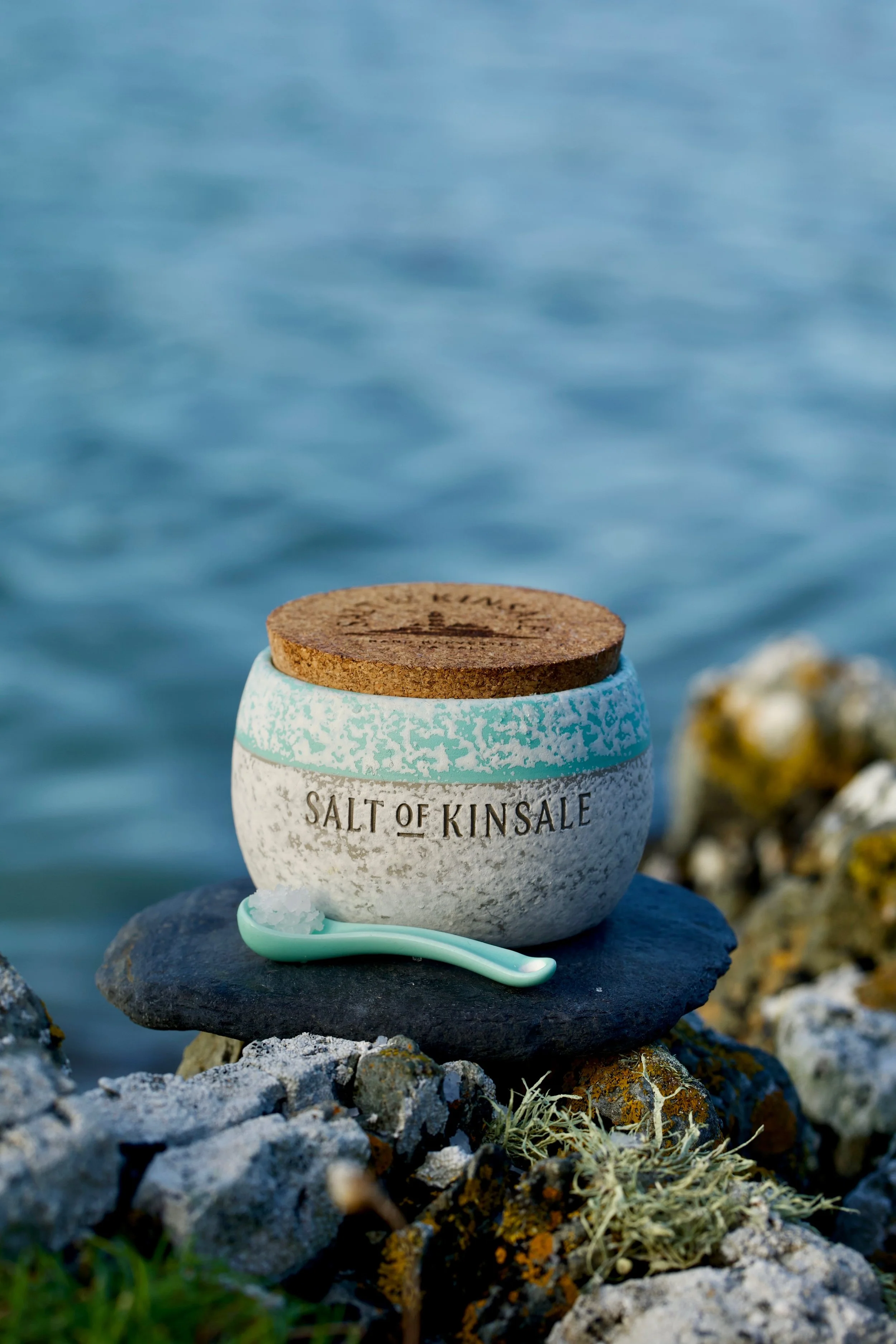 Salt of Kinsale 125g Ceramic Salt Pot