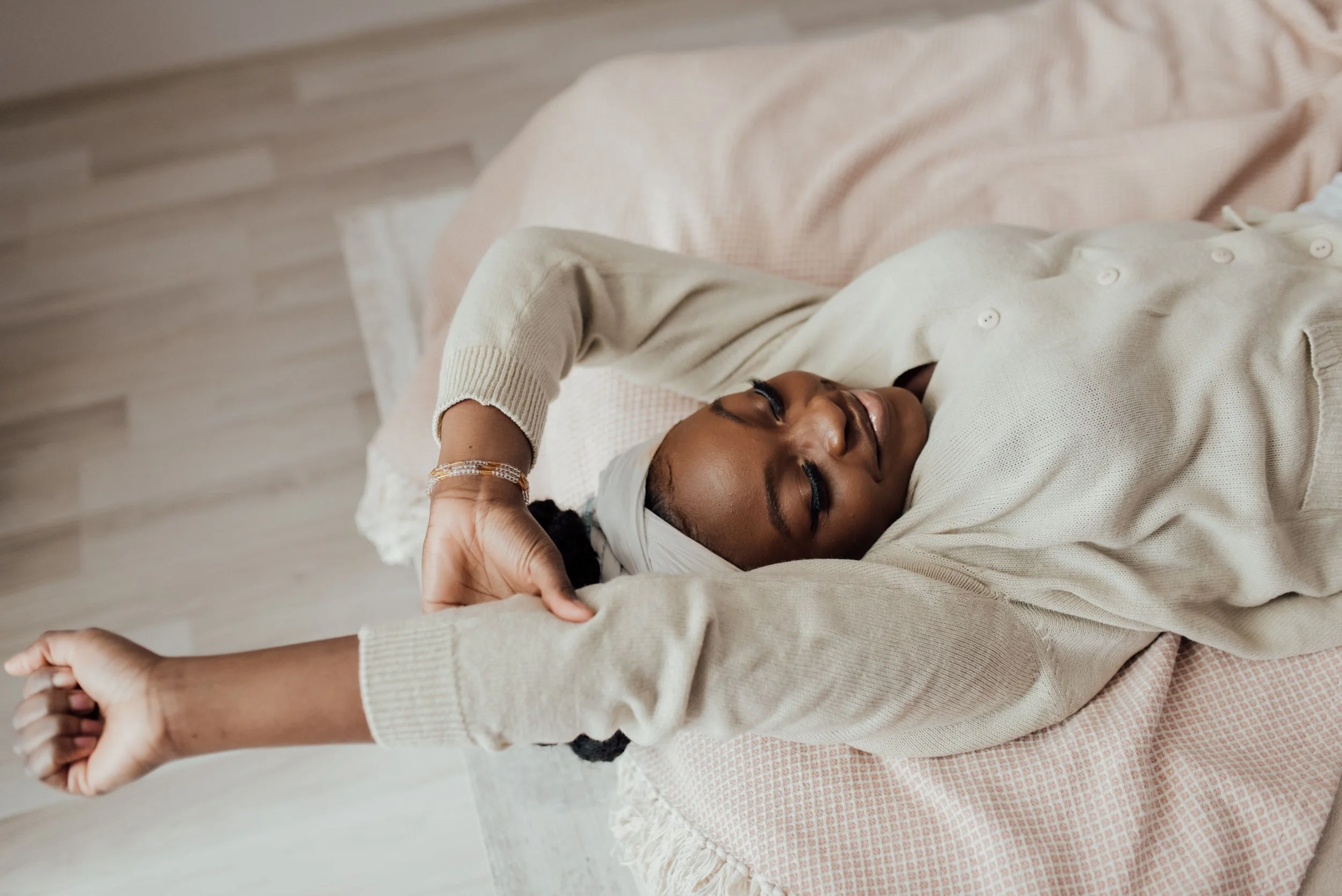 woman resting on period | The Sectional
