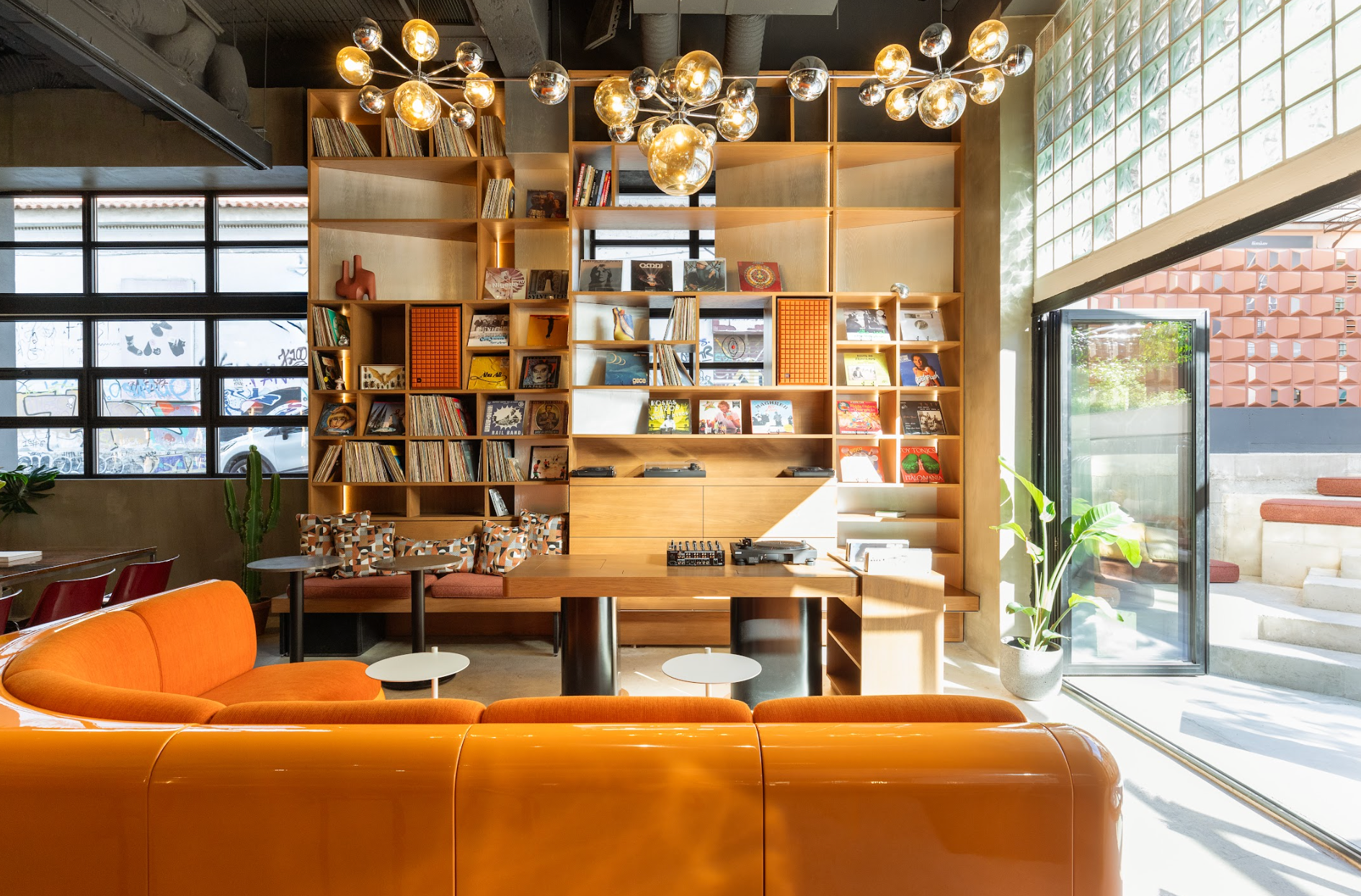 Okupa Hotel Listening Bar, Athens Greece, thesectional.com