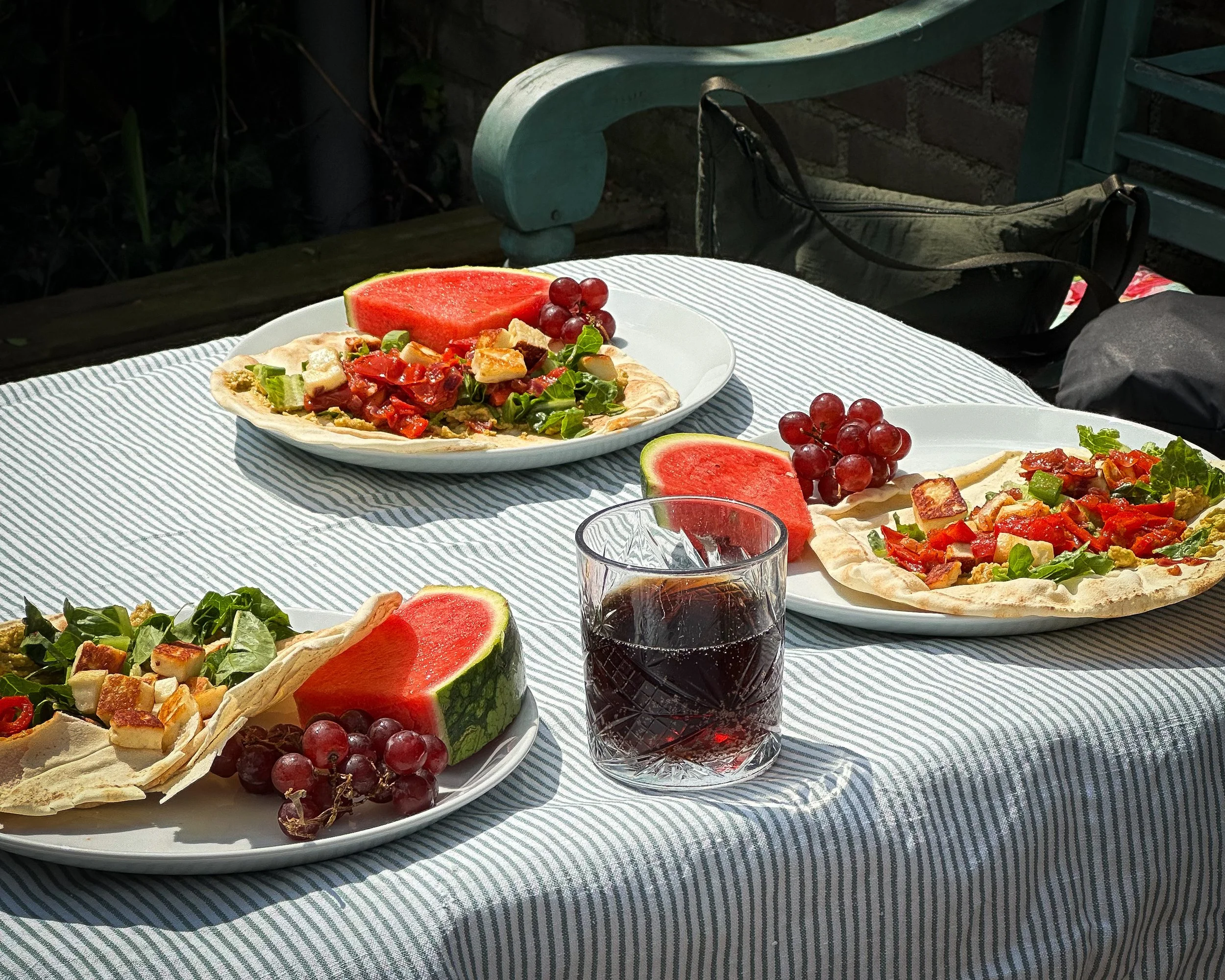 balanced summer dinner plate