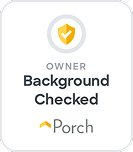 Porch Background Checked badge