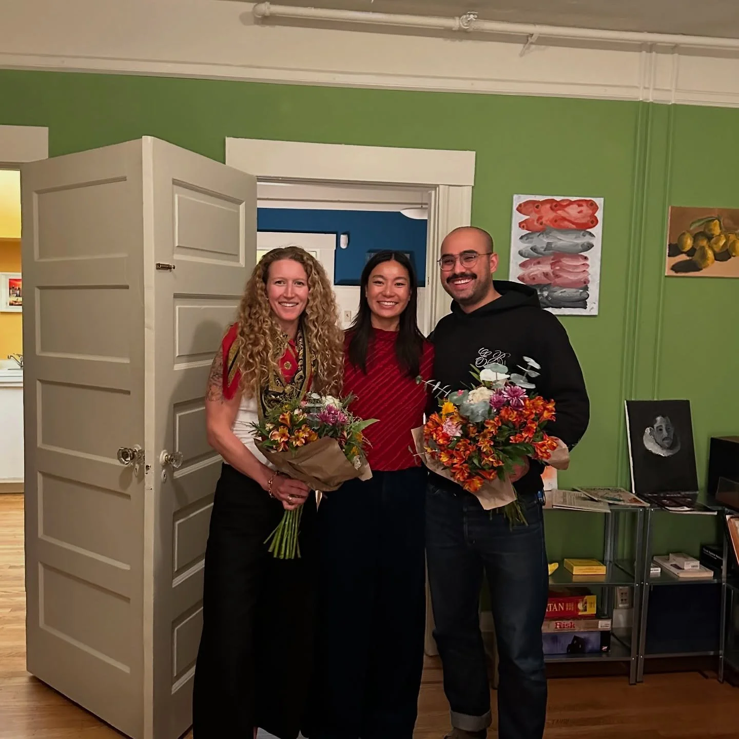 It&rsquo;s been a dream of mine to have a space filled with artwork by my friends. And I&rsquo;m lucky to have such talented friends! Thank you @sarahgrimmstudio and @endlessbreakers for blessing Third Realm with your art from day one and for a sweet