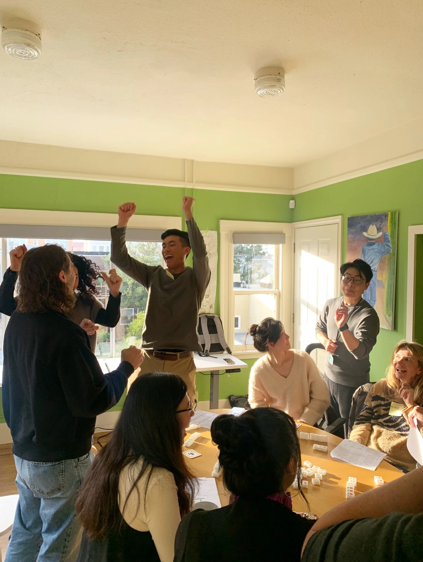 Collective joy in community mahjong 🀄️

Come learn with us and @zivmingli at our next Mahjong at Third Realm on Sunday, March 8 from 1-4pm. RSVP now, link in bio&mdash;we&rsquo;ve got limited seats! 

Instruction, play, HK milk tea &amp; dimsum incl