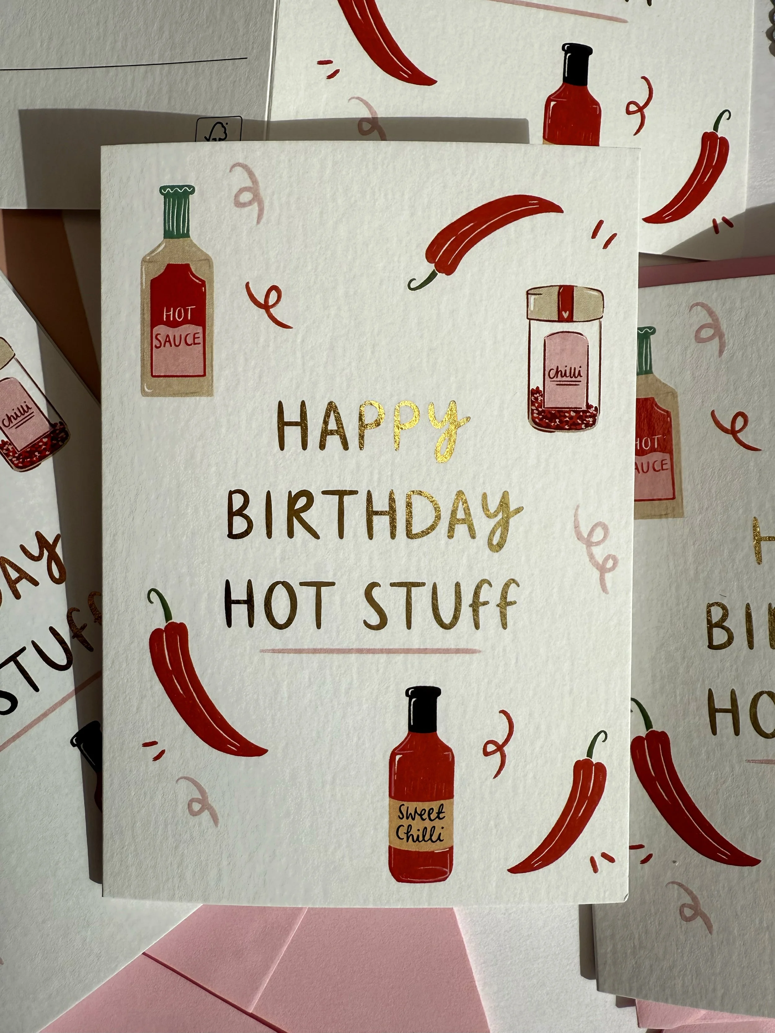 Hot Stuff Birthday Card