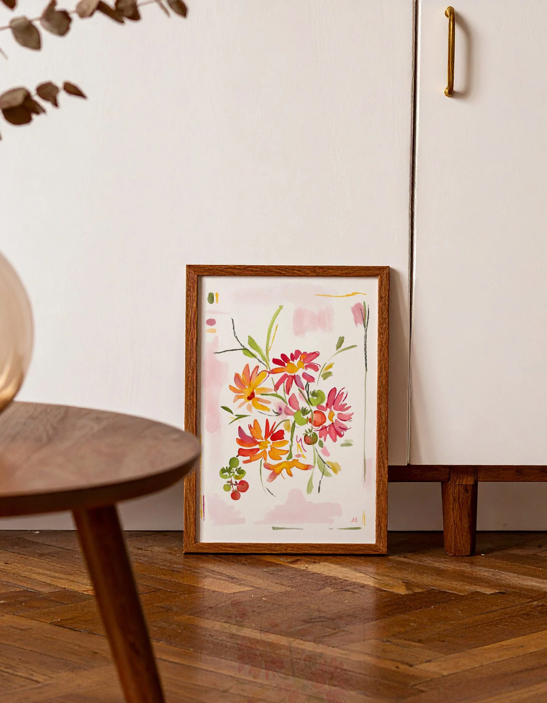 Tomatoes Still Life Watercolour Print