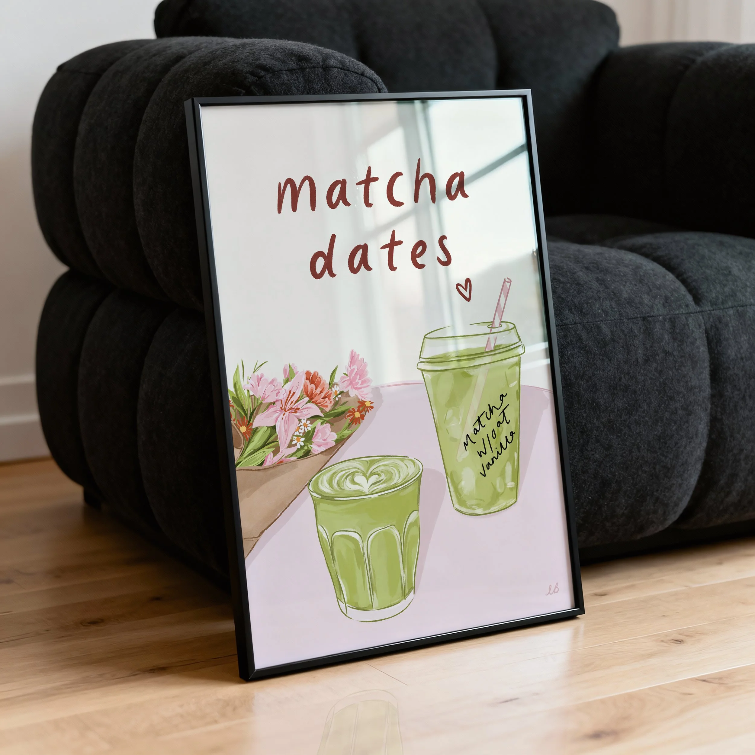 Matcha Dates Print