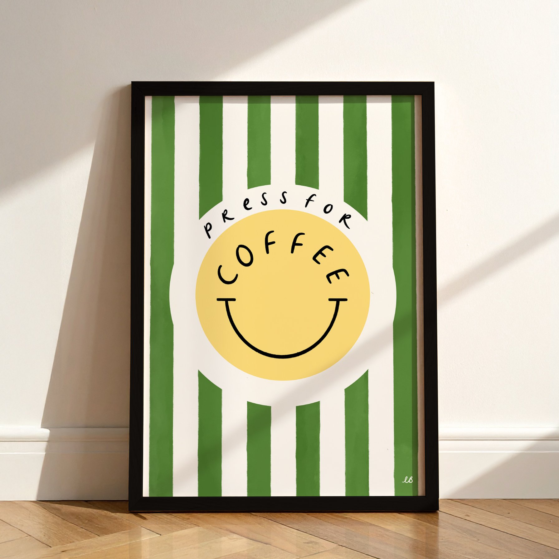 STRIPED TRENDY COFFEE ART PRINT KITCHEN DECOR.jpg