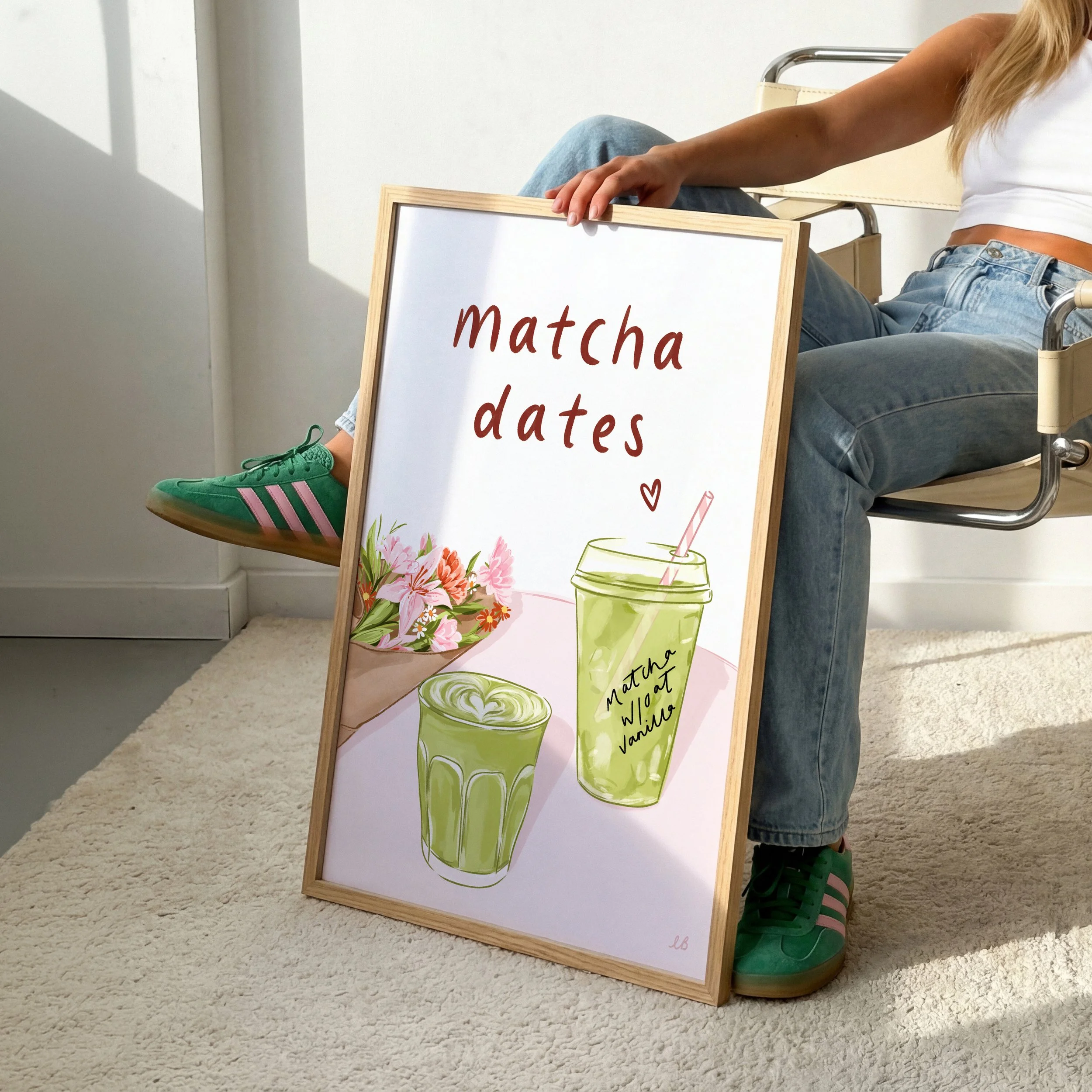 matcha wall art poster matcha dates print.jpg