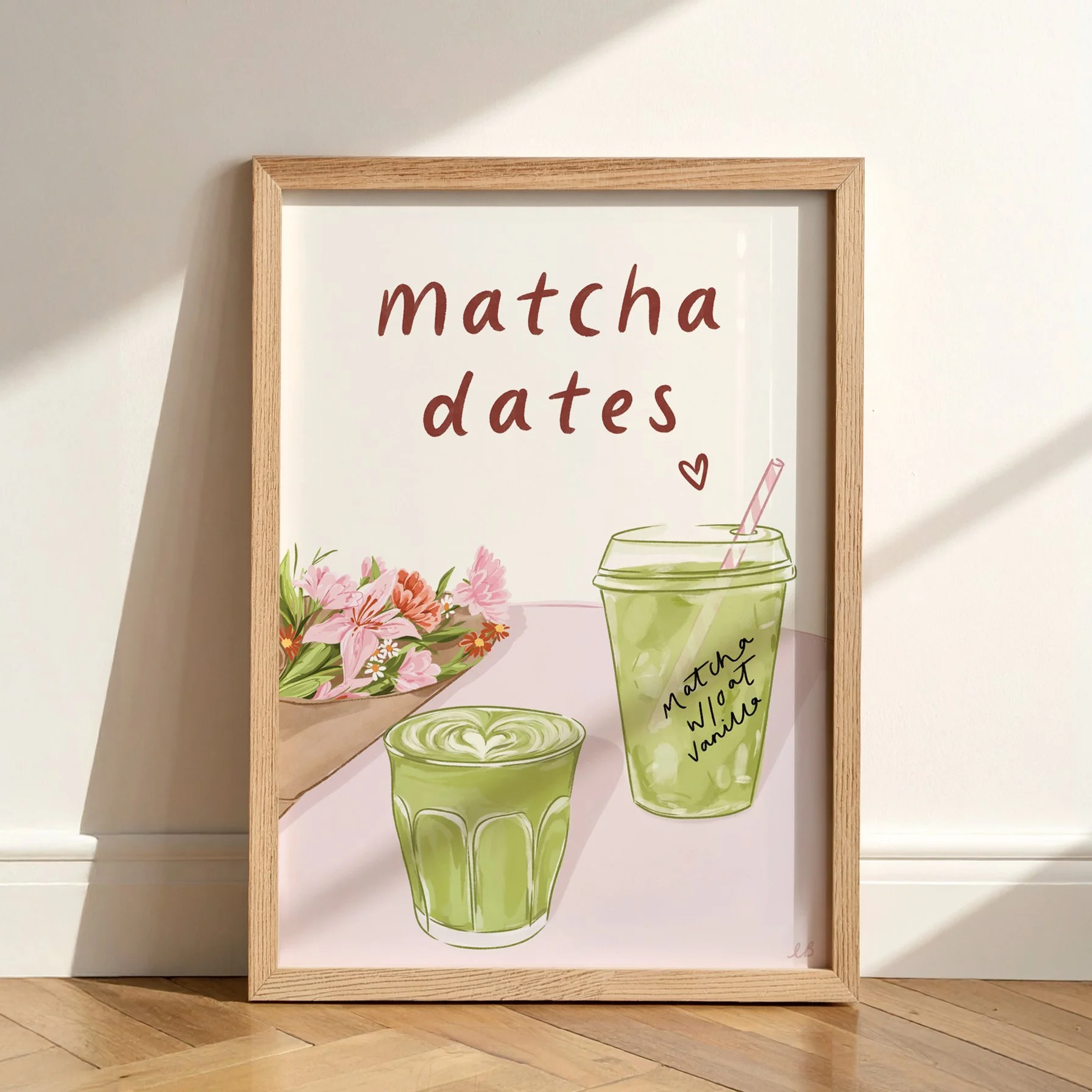 coffee station art print matcha lover gift.jpg