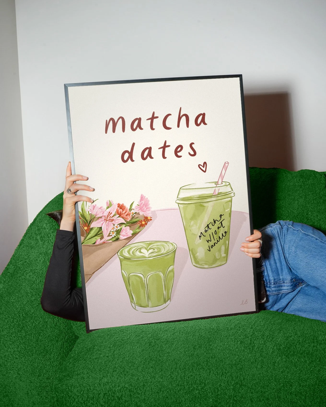 gift for her home wall art print matcha dates.jpg