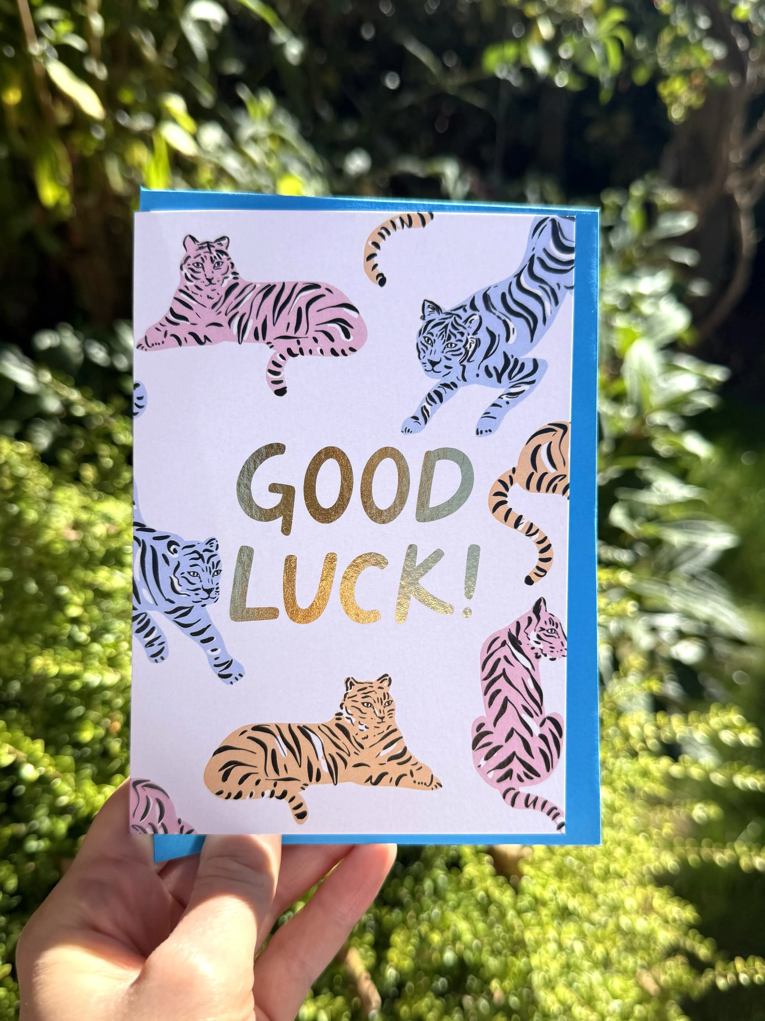 Good Luck Tigers Card