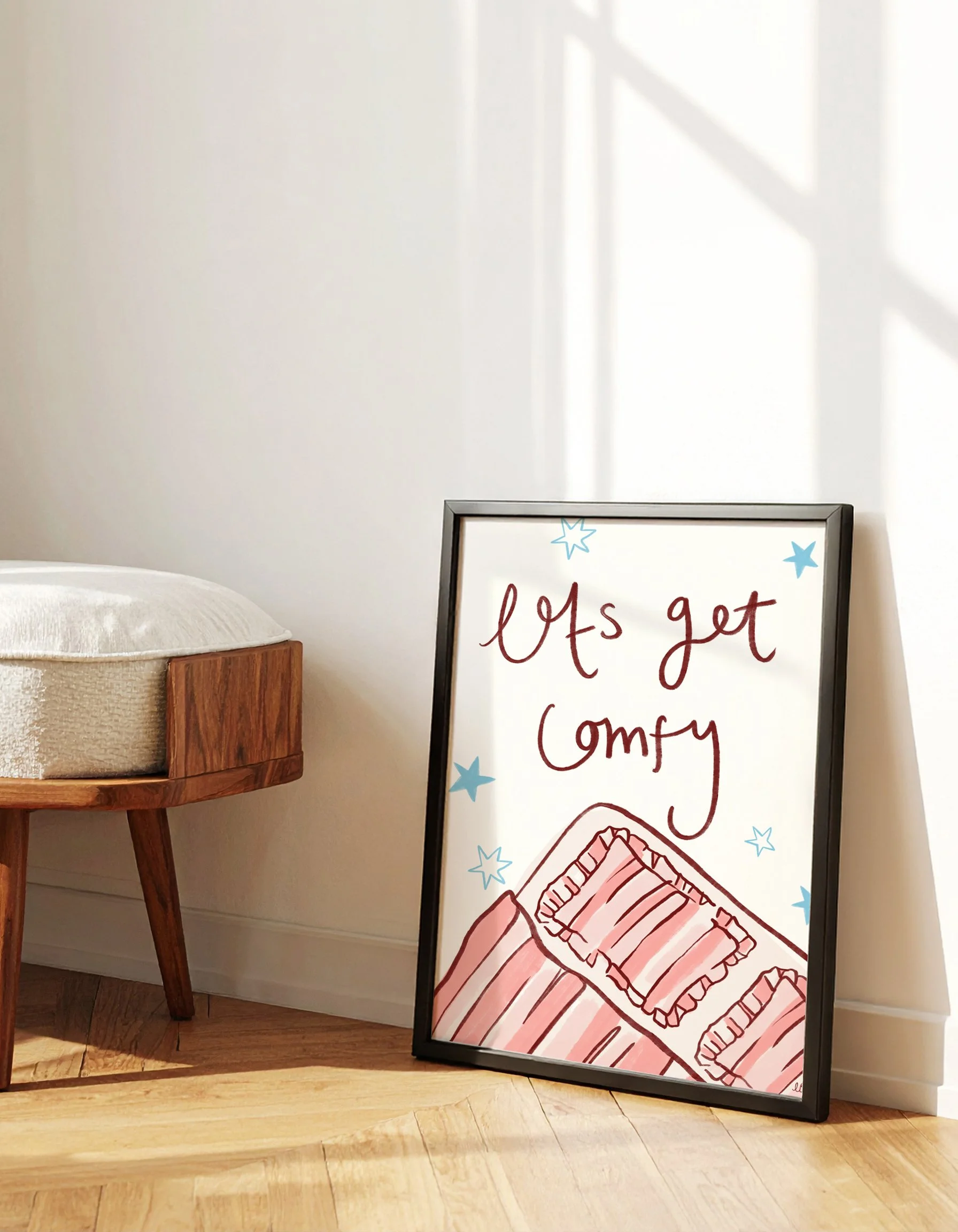 Let's Get Comfy Print