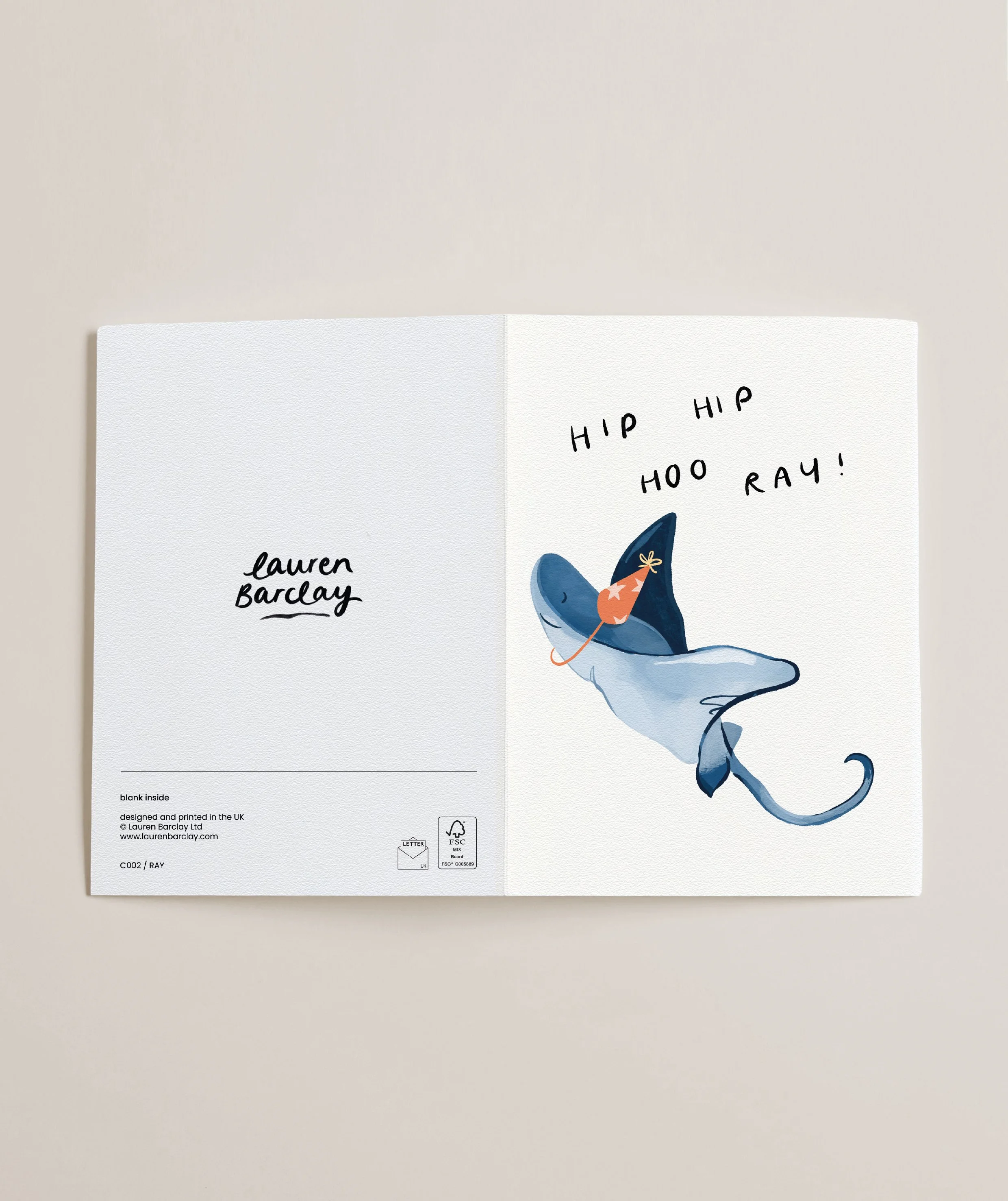 ILLUSTRATED STING RAY PUN CARD.jpg