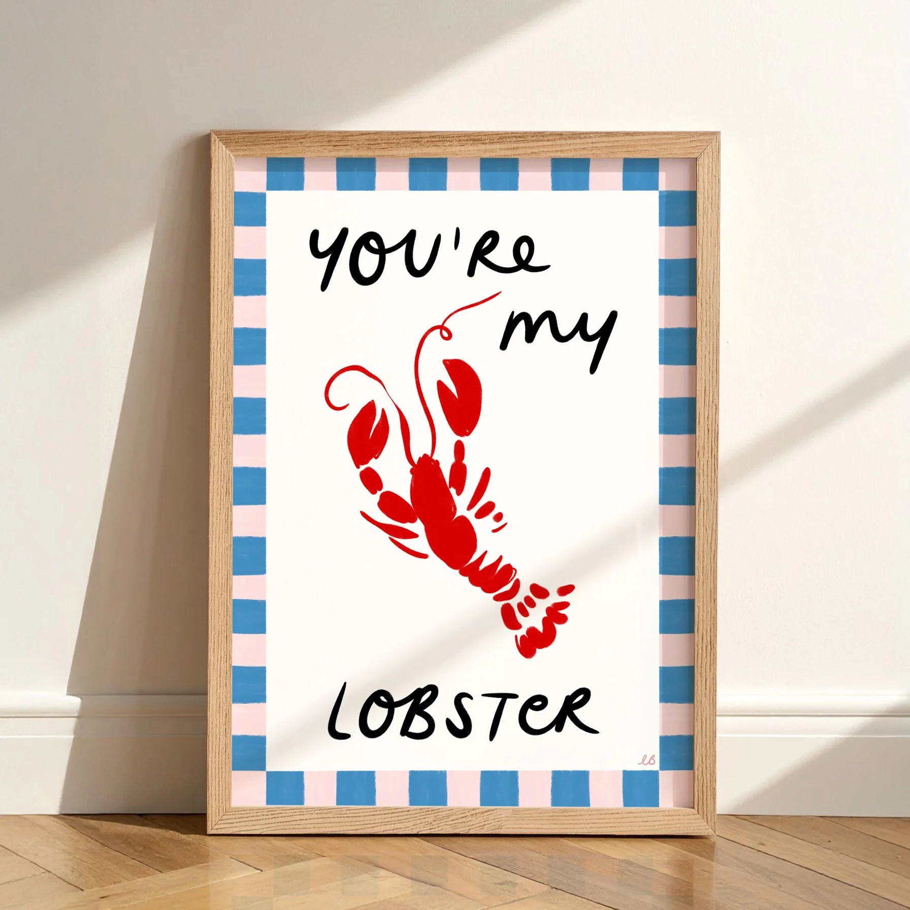 ANNIVERSARY GIFT YOU'RE MY LOBSTER PRINT.jpg