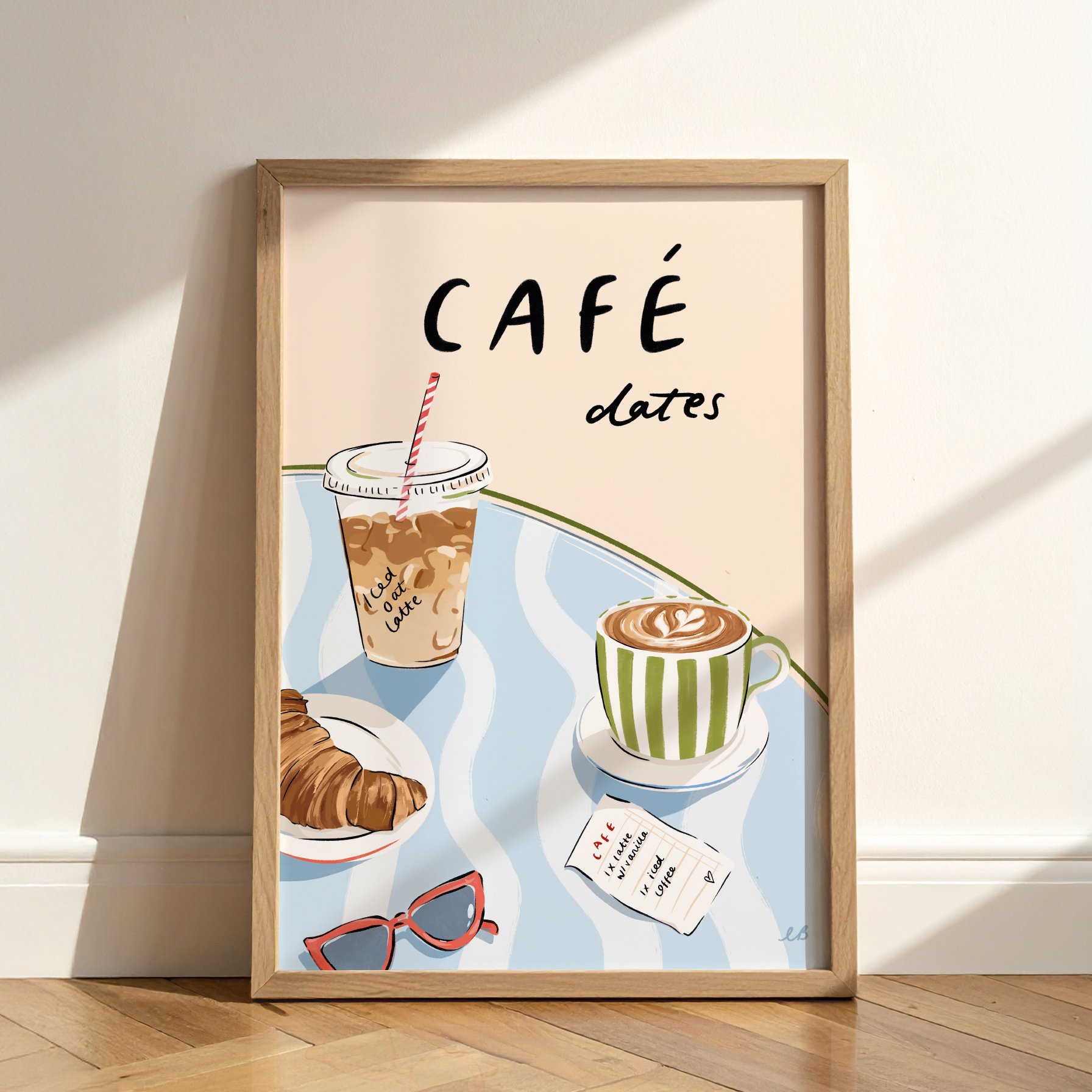 Cafe Dates Print