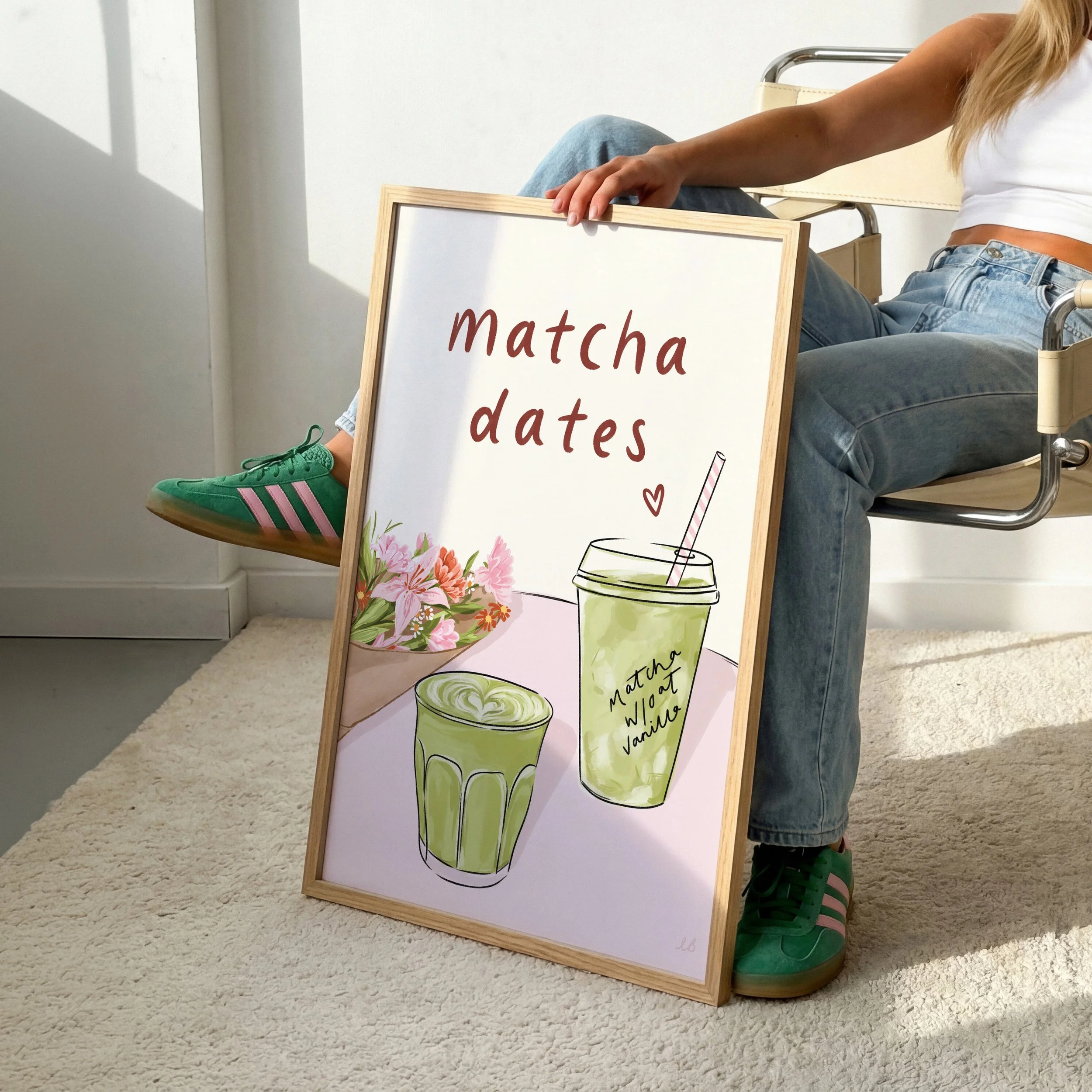matcha trendy wall art print kitchen poster coffee.jpg