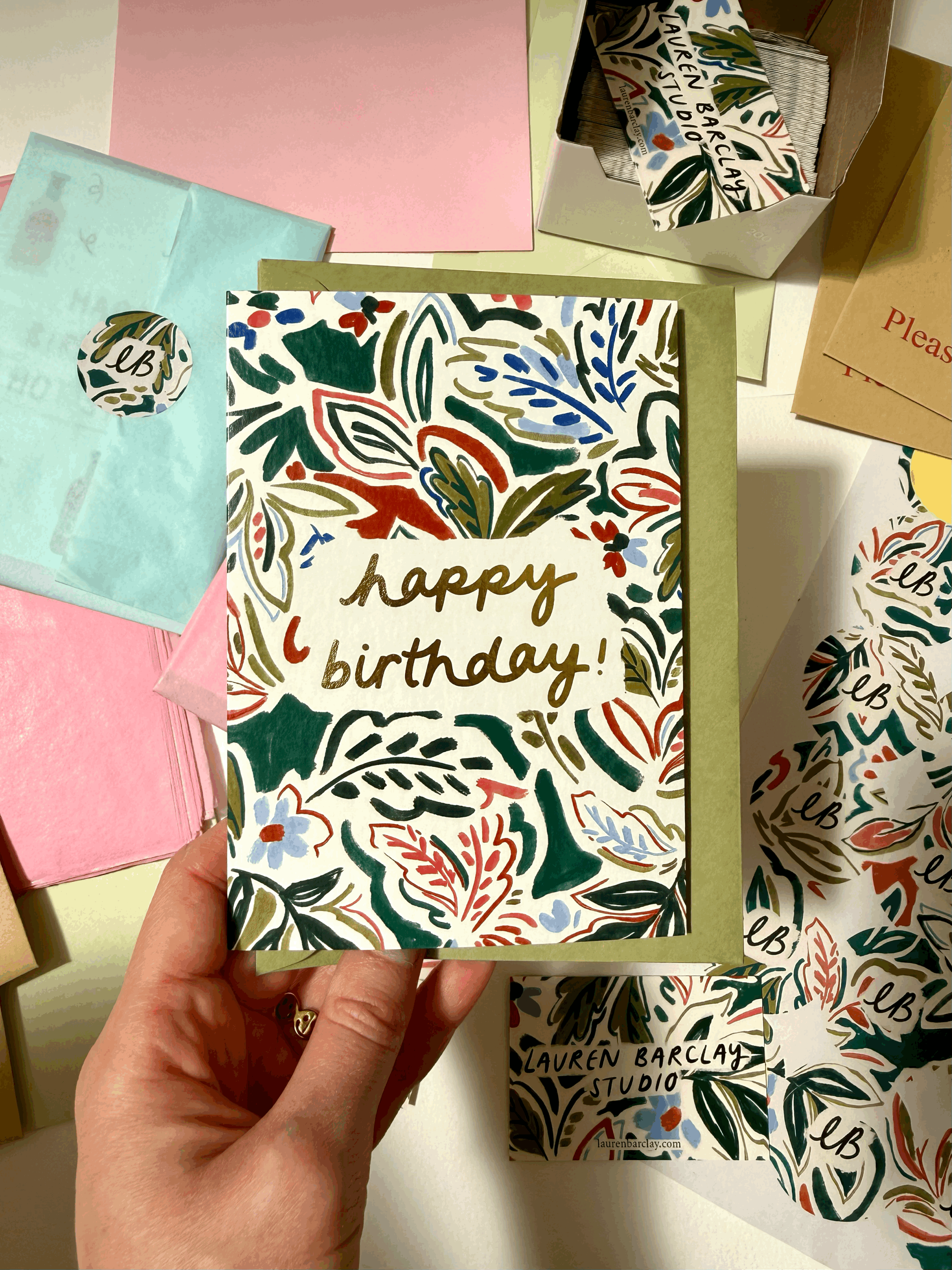 Tropical Birthday Card