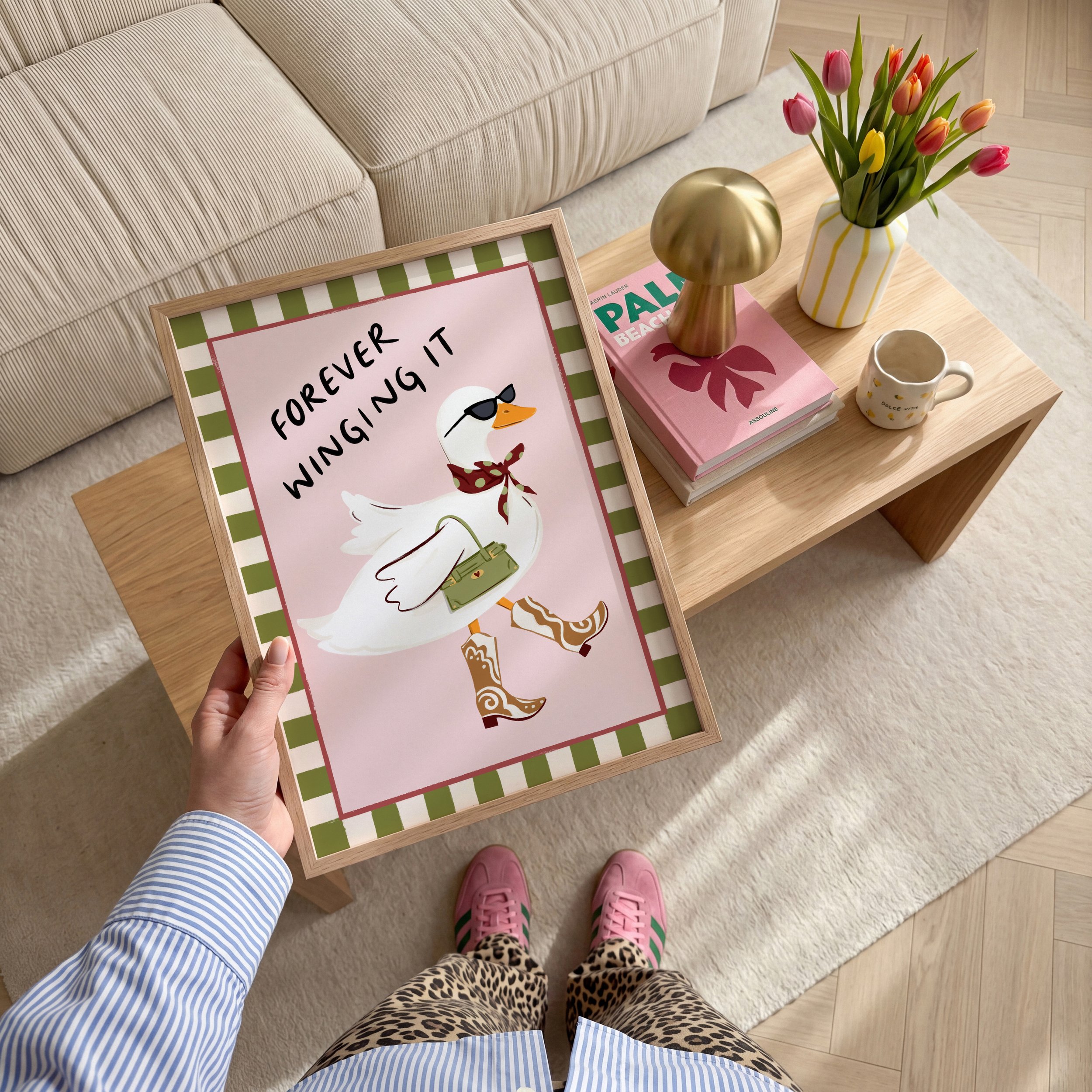 funny bird duck goose print poster.jpg