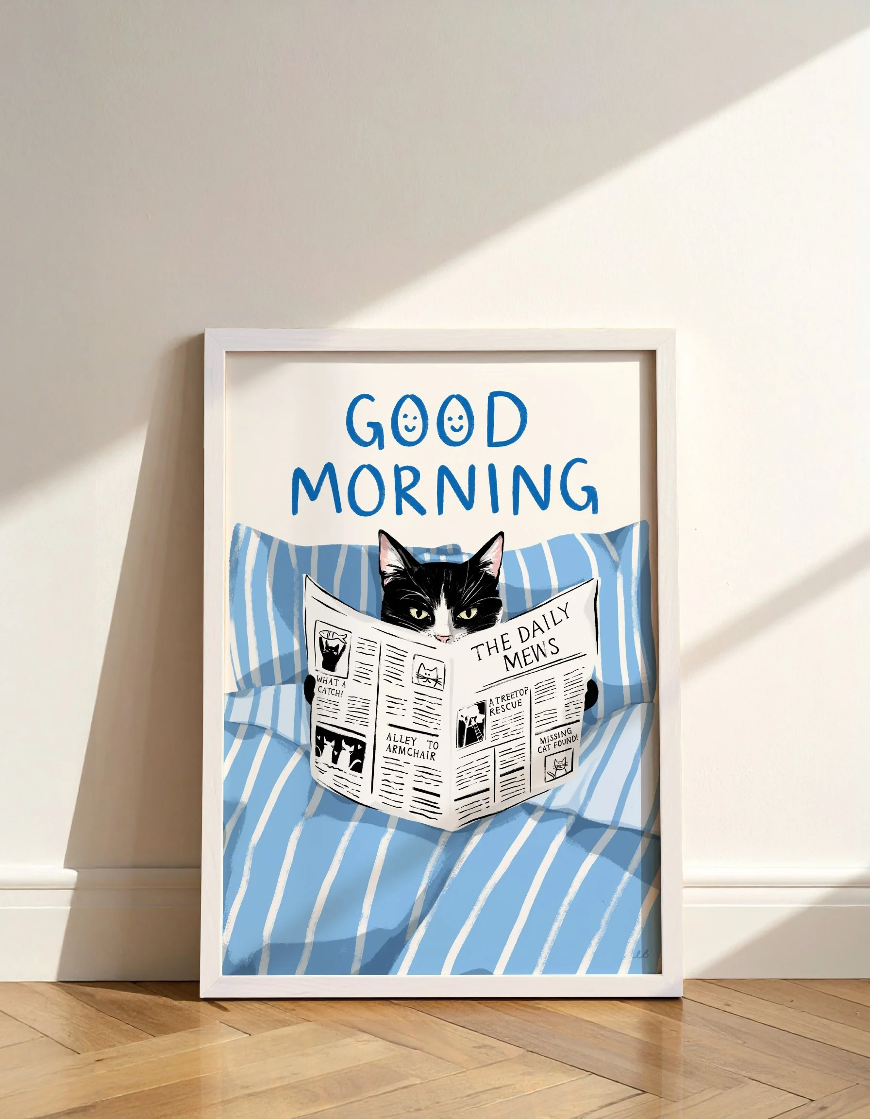 cat blue art print.jpg