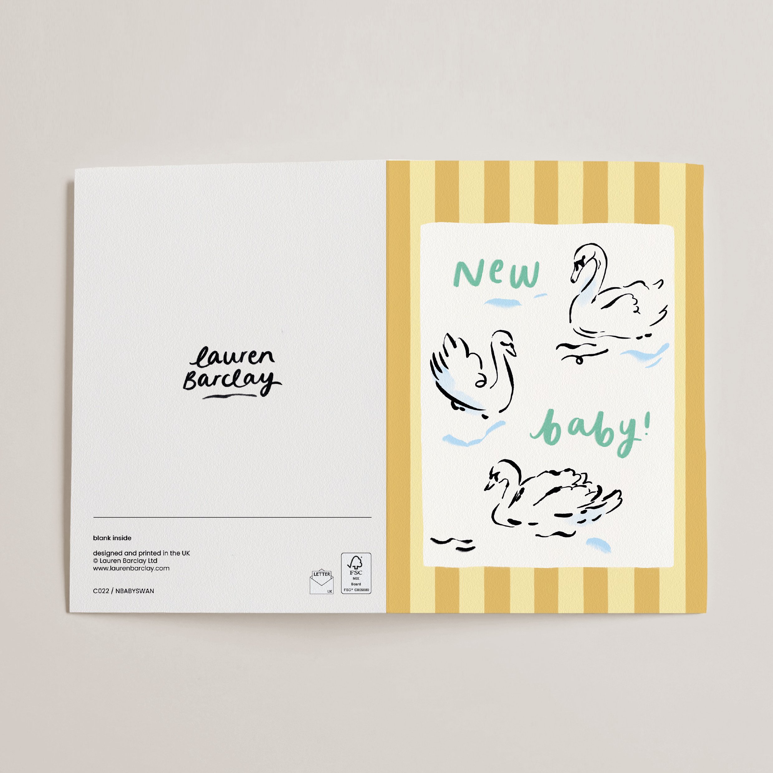 cute yellow striped new parents card.jpg