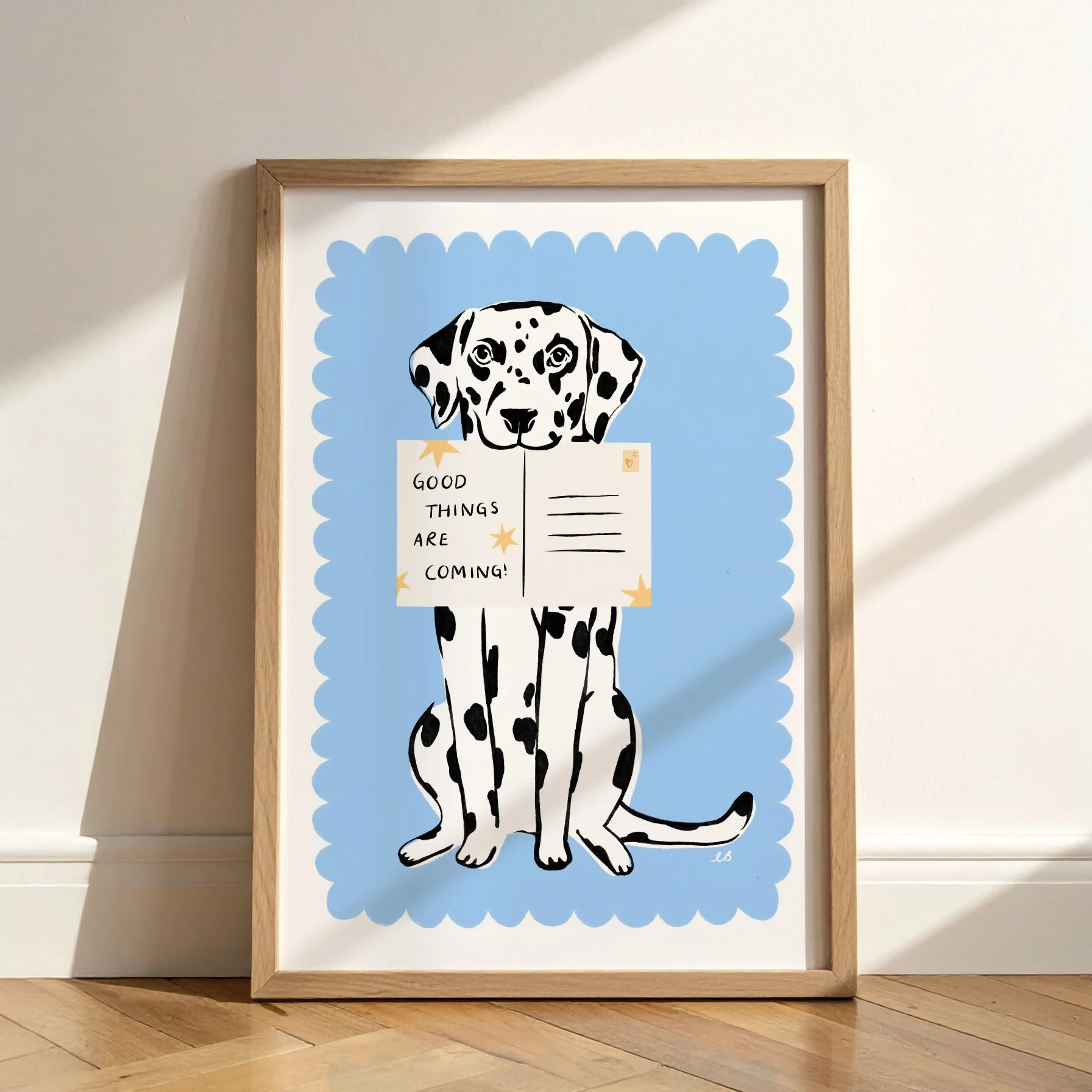 NURSERY DOG WALL ART GIFT NEW BABY.jpg
