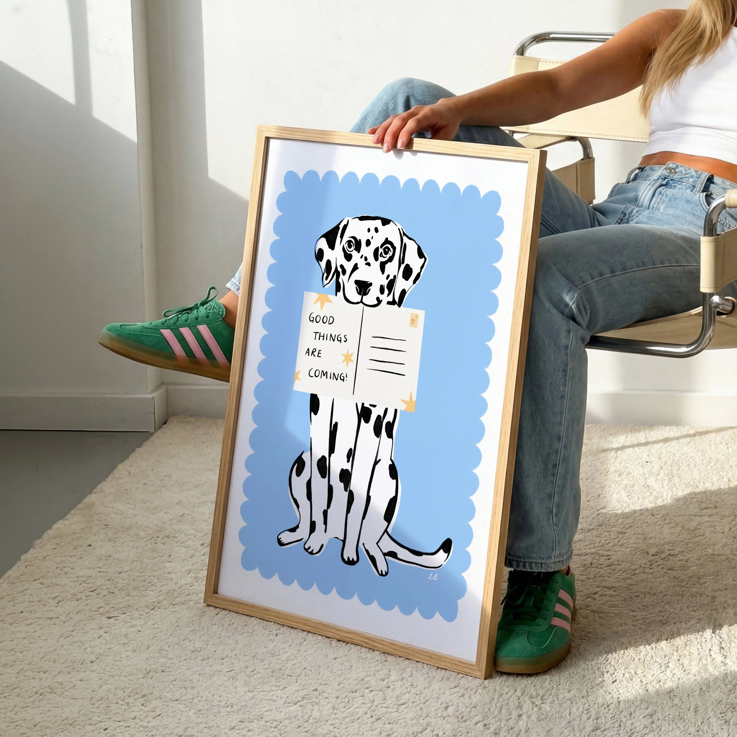 DOG WALL ART DALMATION GIFT DOG LOVER.jpg