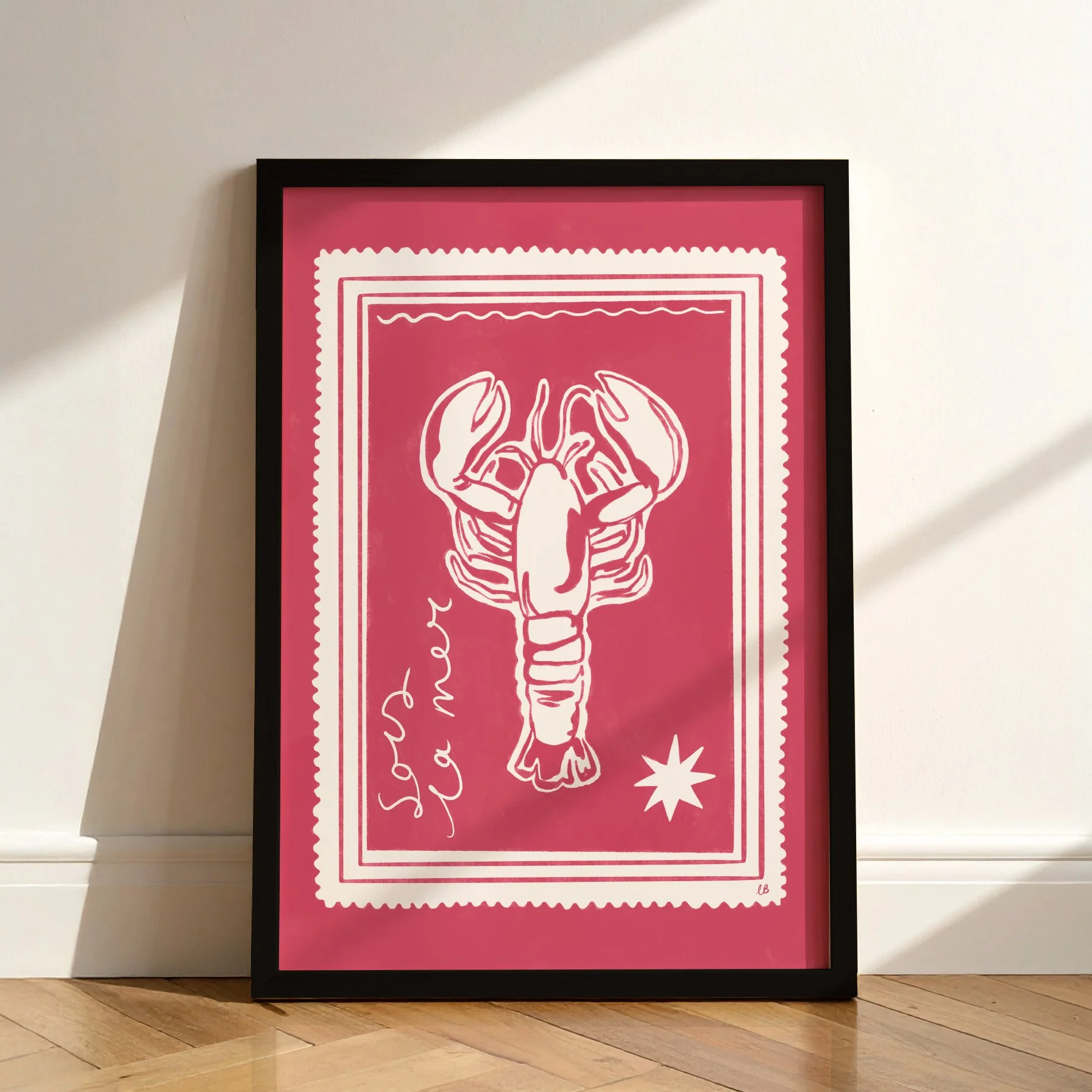 sous la mer poster trendy lobster.jpg