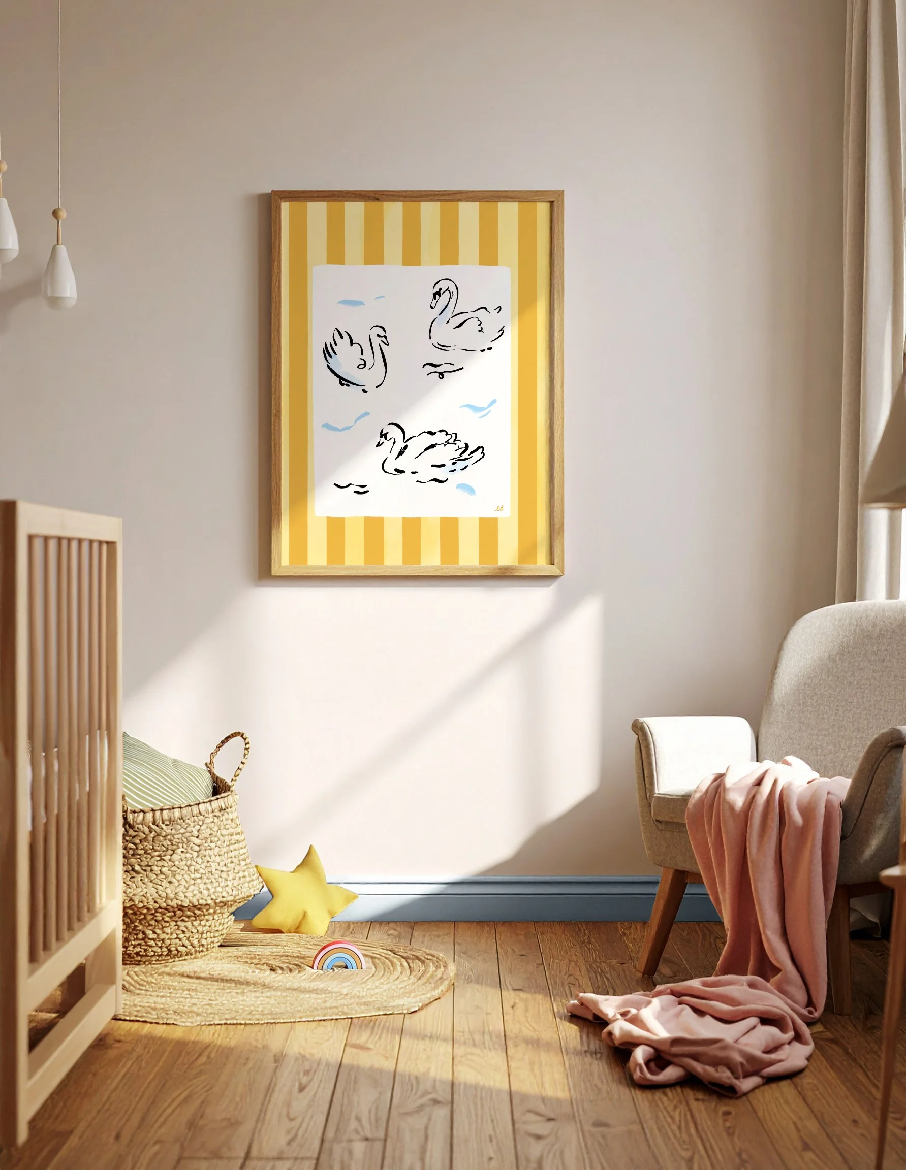 nursery wall art striped.jpg