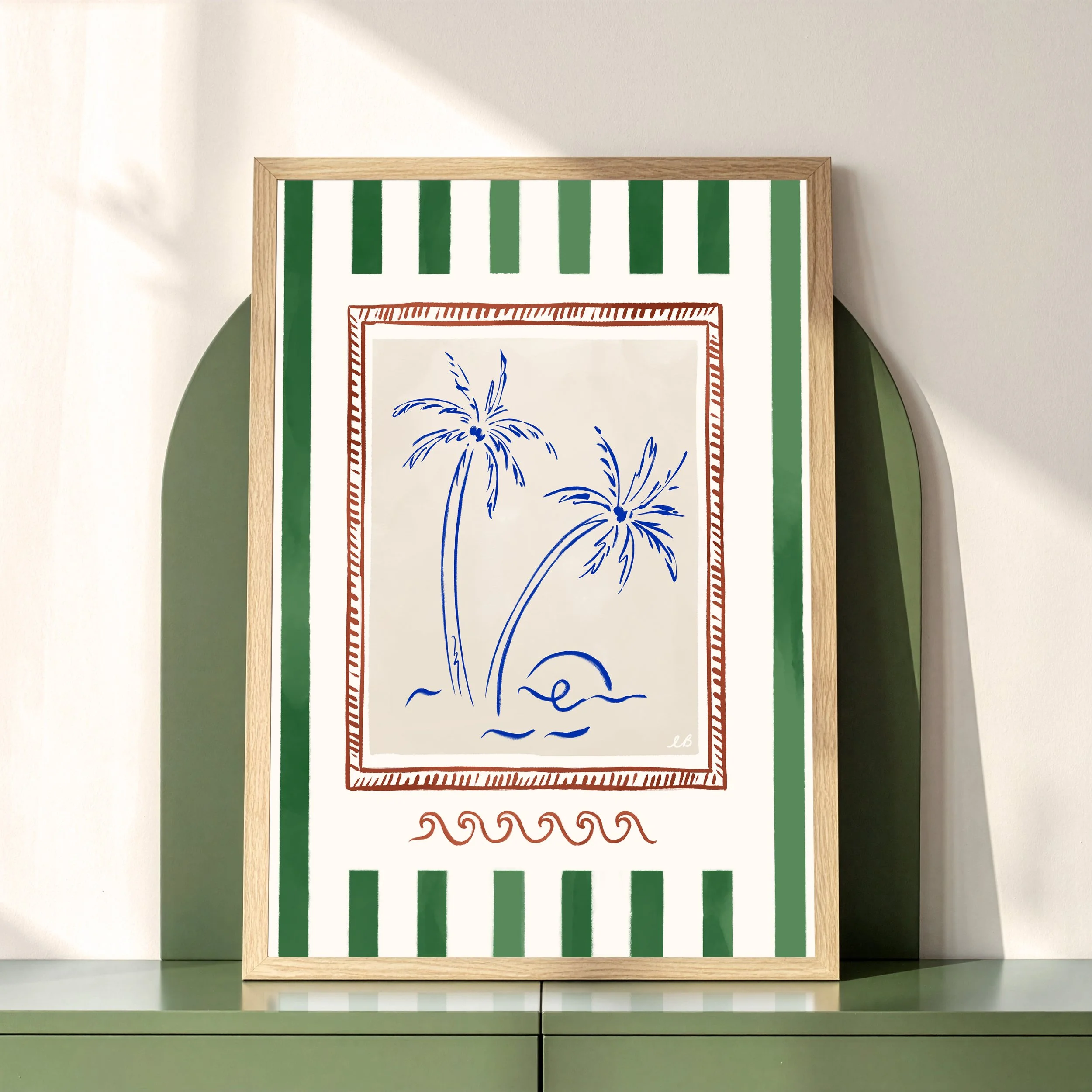 green tropical beachy summer poster.jpg