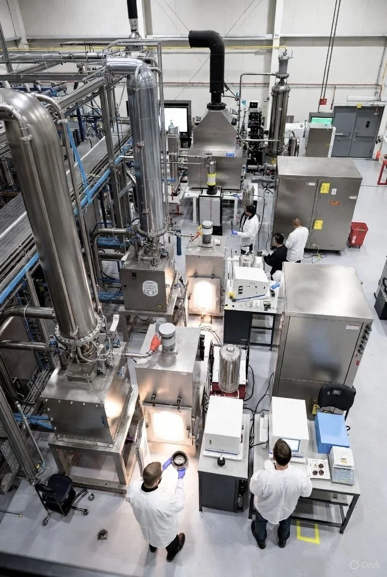 Sovereign Materials Separation & Calcination Factory Workers