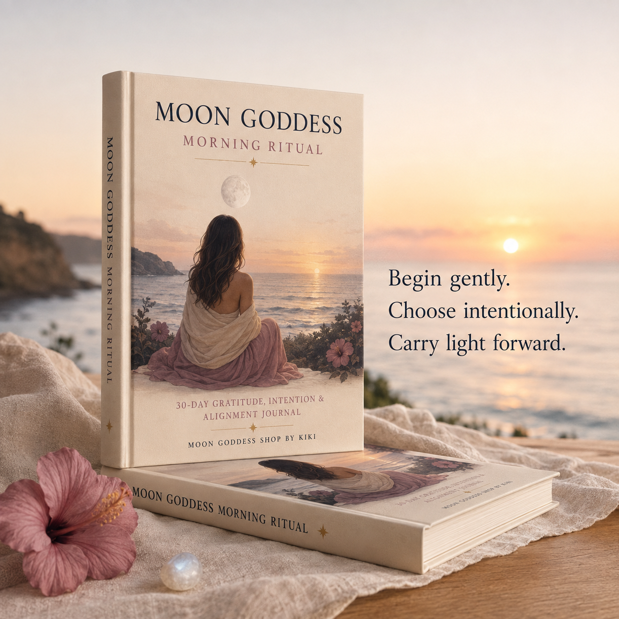 Moon Goddess Morning Ritual | 30-Day Gratitude, Intention & Alignment Journal