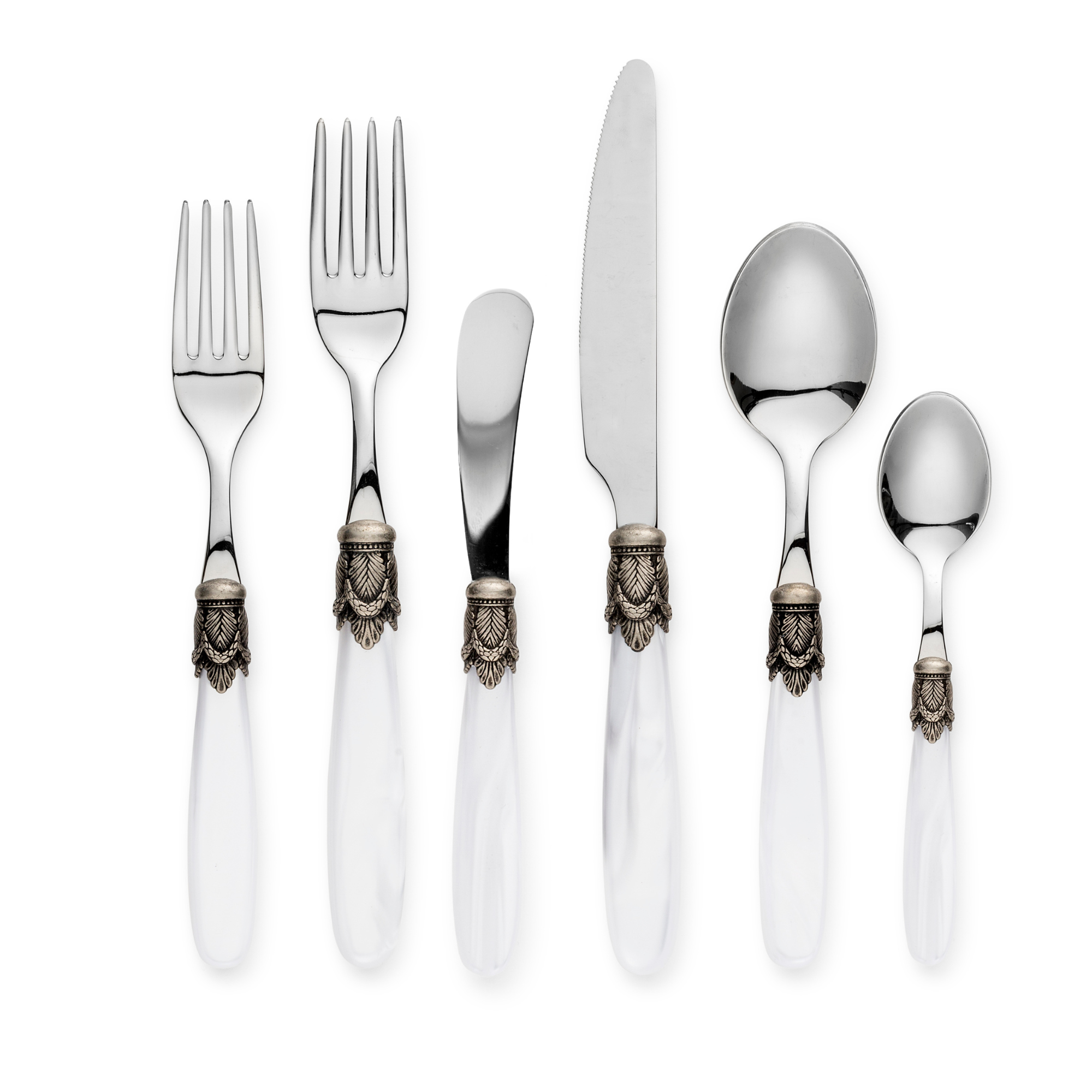 GEMMA LUCITE + SILVER