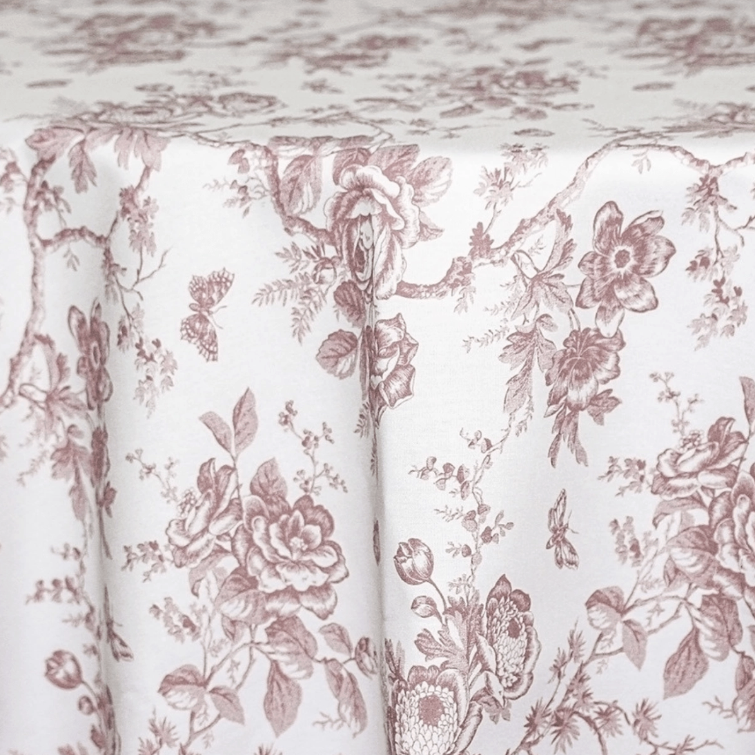 Italy Toile Blush Linen