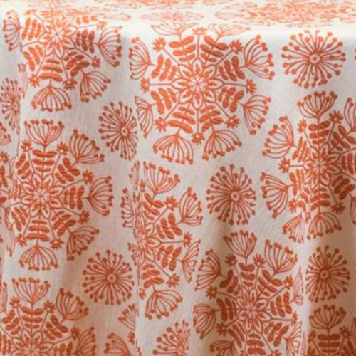 Yarrow Orange Linen