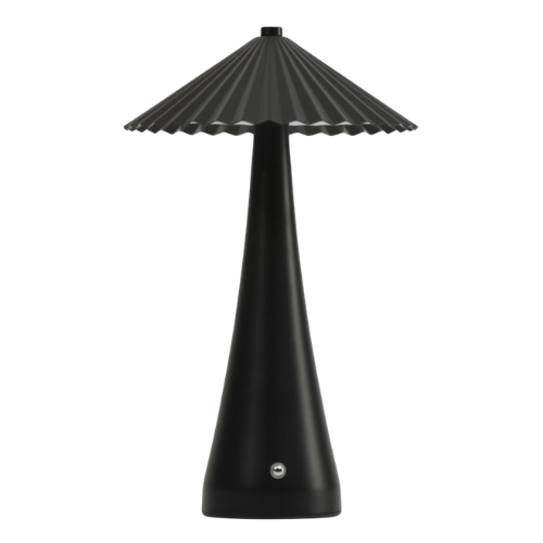 PLEATED NOIR TABLE LAMP