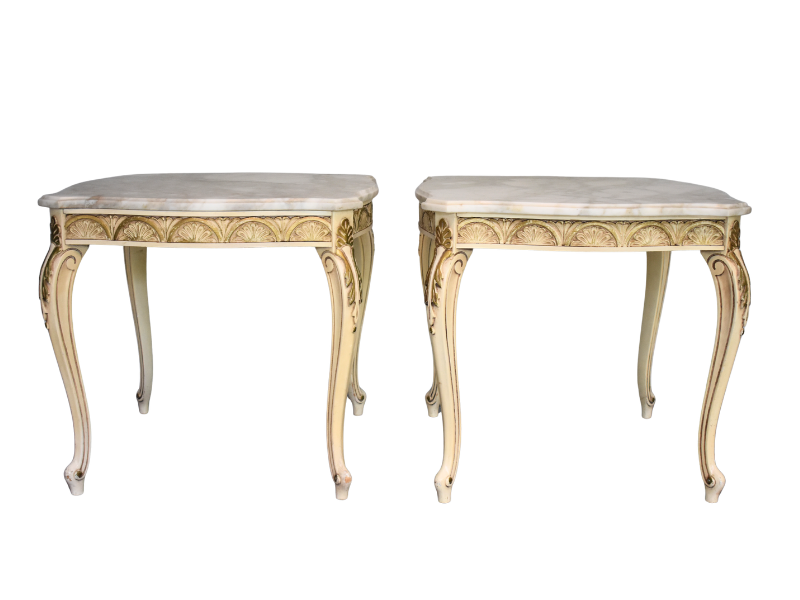 HEIRLOOM MARBLE SIDE TABLE