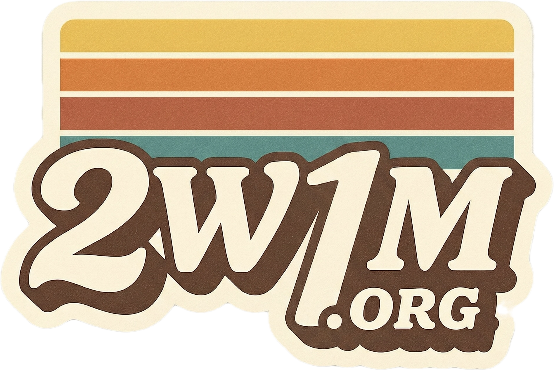 2W1M.org Decal