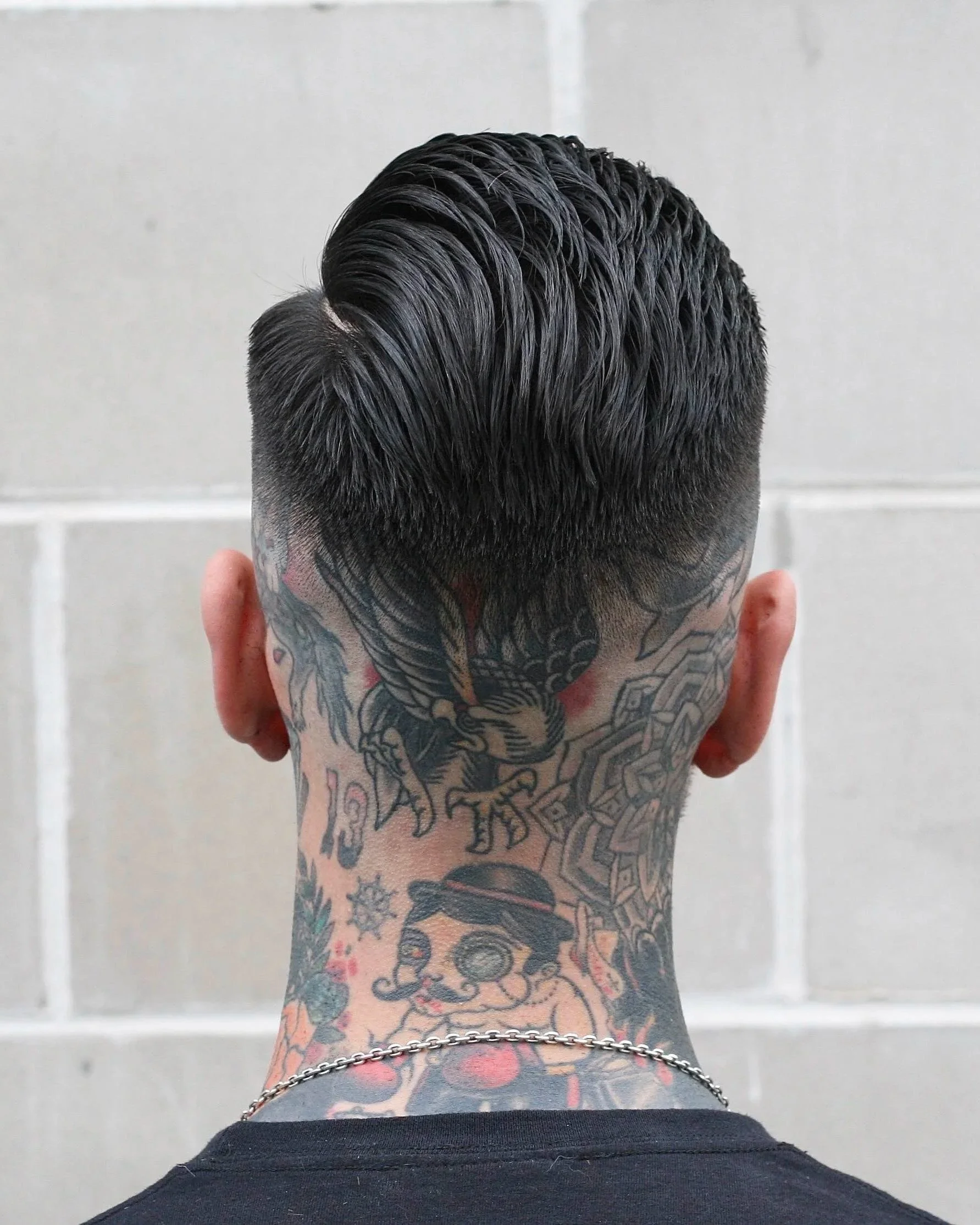 Modern skin fade haircut at Connoisseurs Barbershop in Leith Edinburgh