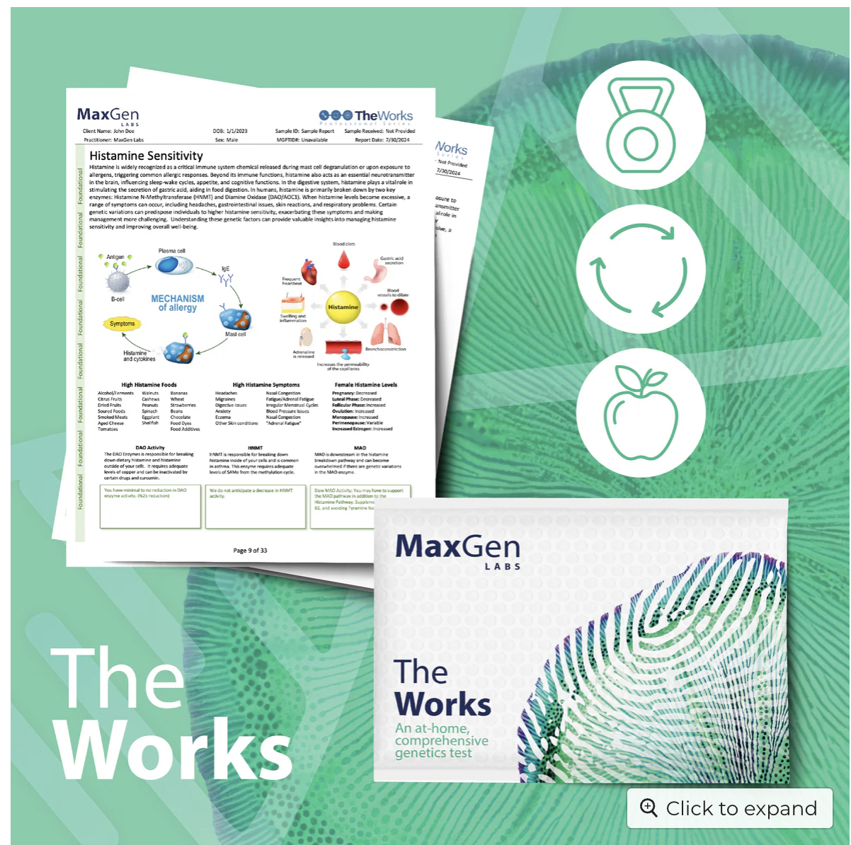 MaxGen The Works Genetic Testing