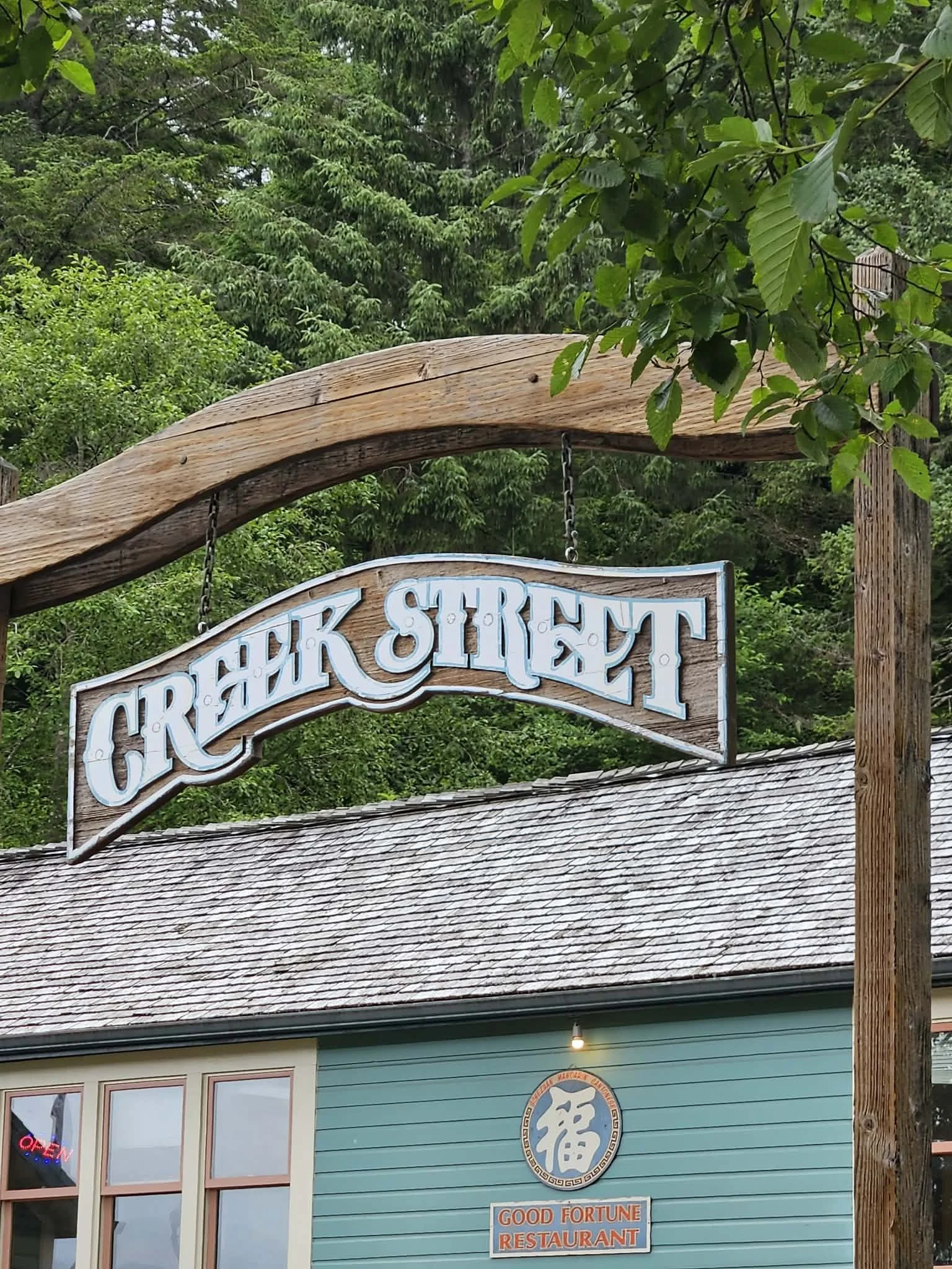 Entrance to Creek Street, Ketchikan, Alaska. (Copy)