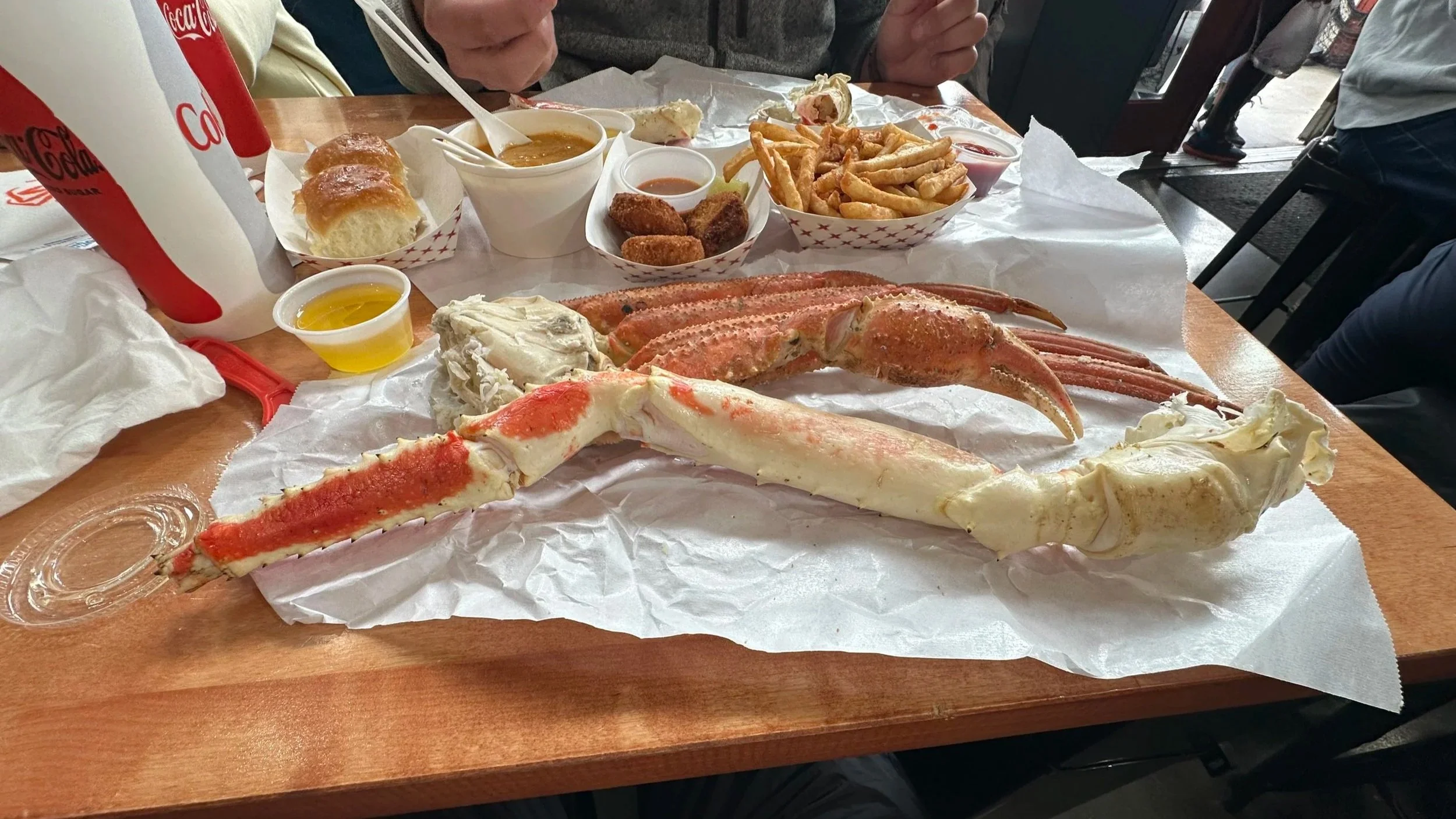 Tracy’s Crab Shack in Juneau did not disappoint!