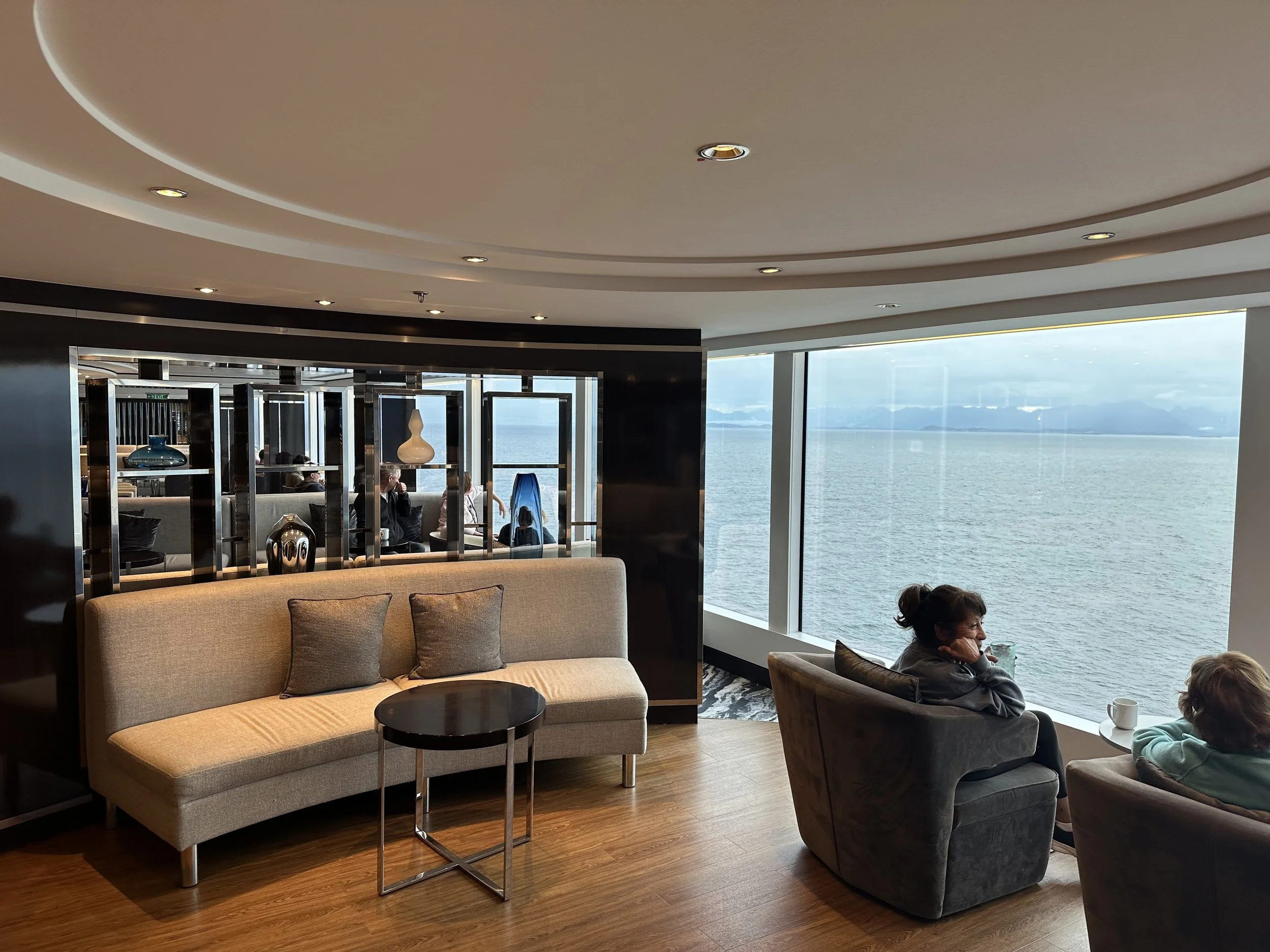 The Observation Lounge aboard Norwegian Bliss.