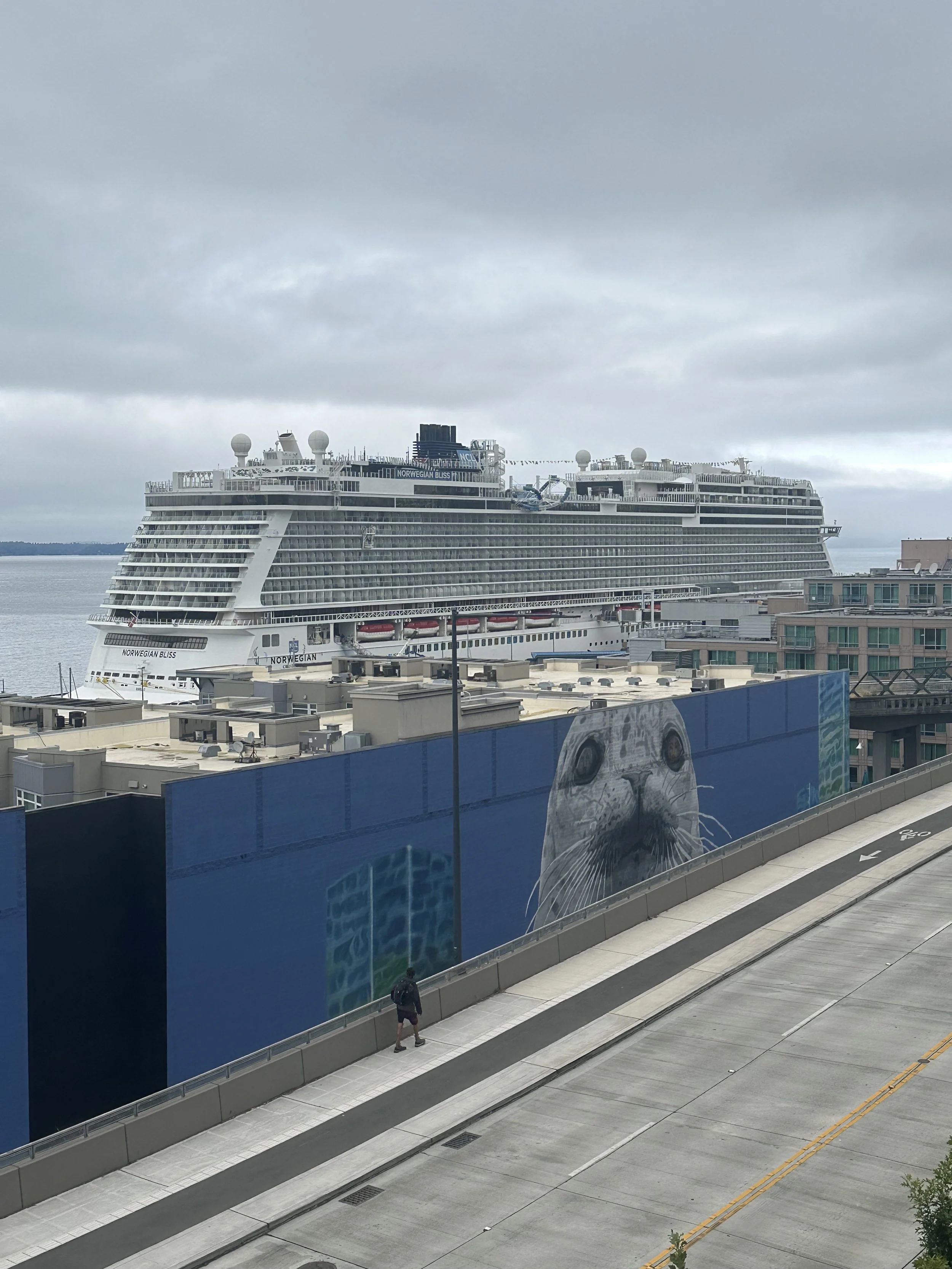 Pier 66, where Norwegian Bliss docks in Seattle.